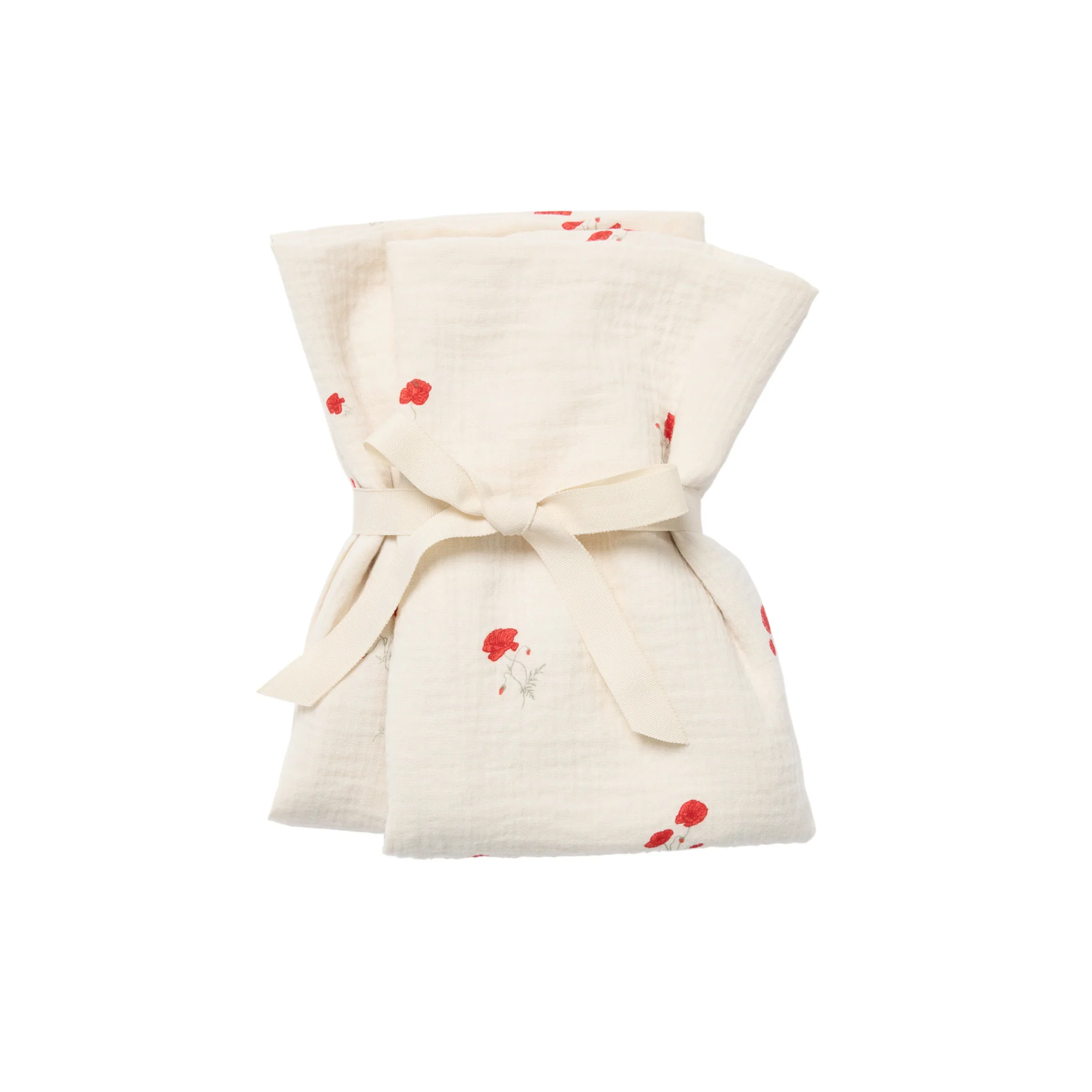 Hydrofiele doeken – Muslin Blanket – 2 paar – 60×60 cm – Poppy – Garbo&Friends