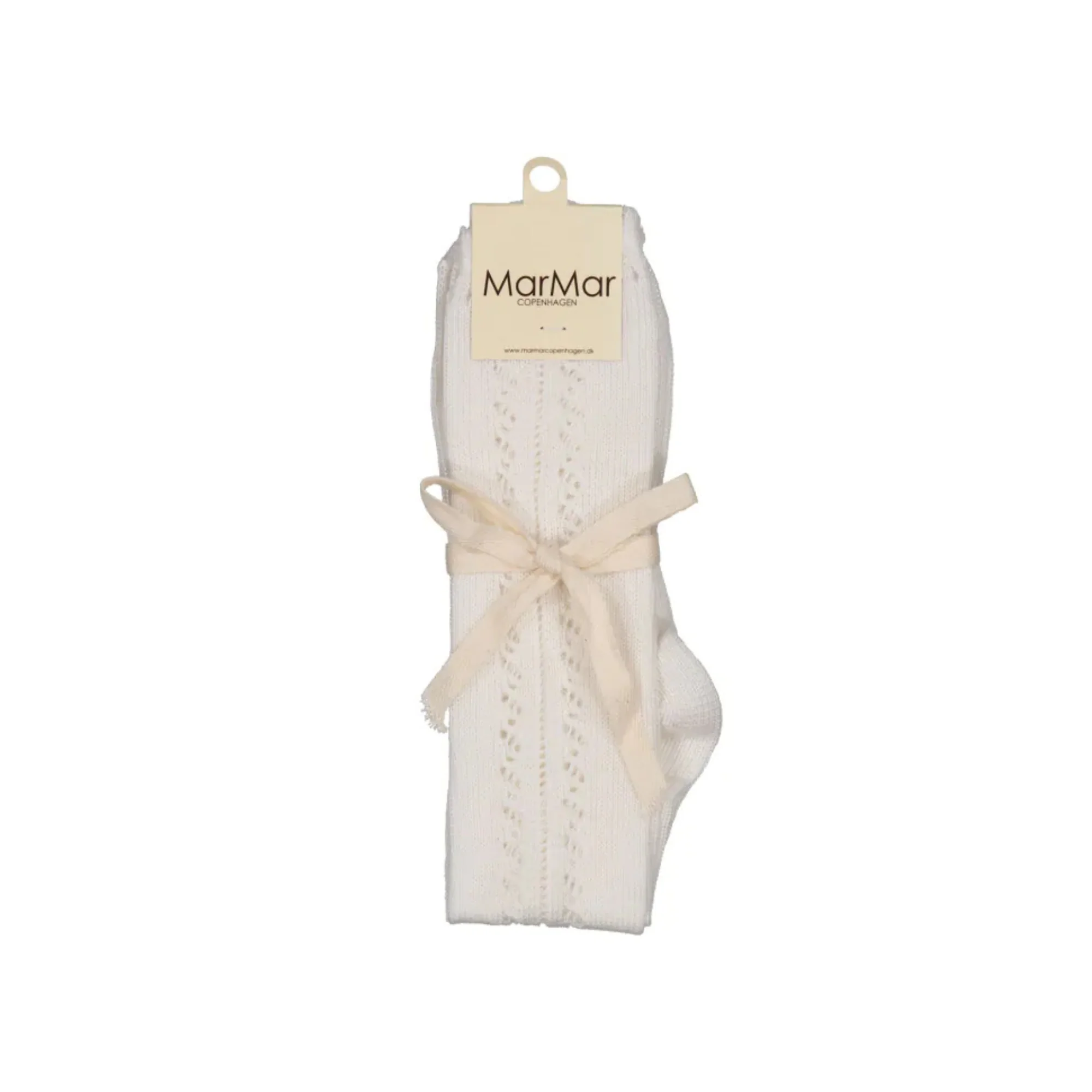 Baby kniekousjes – Creme Pointelle – Katoen – Marmar Copenhagen