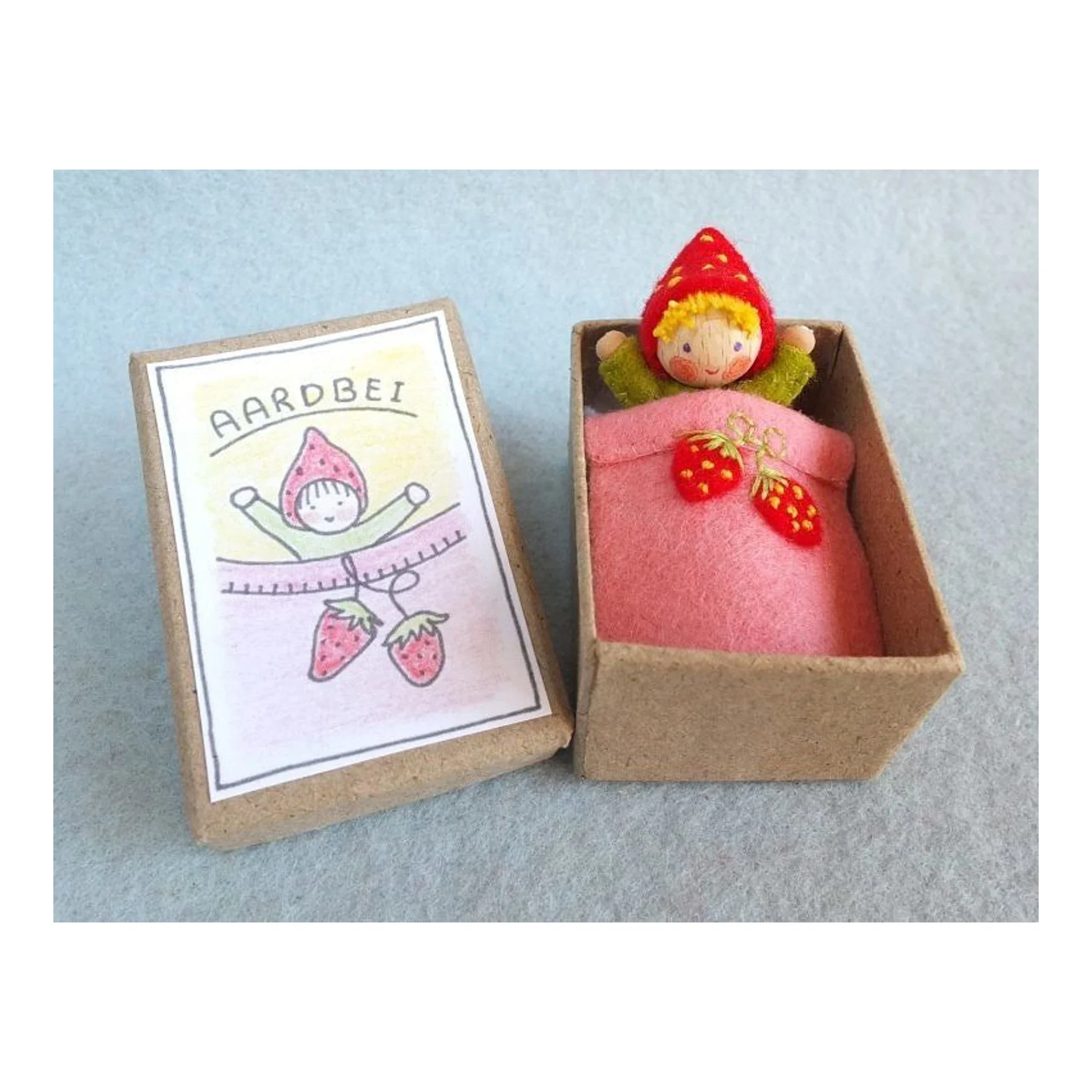 Aardbeidoosje – Zelfmaakpakketje