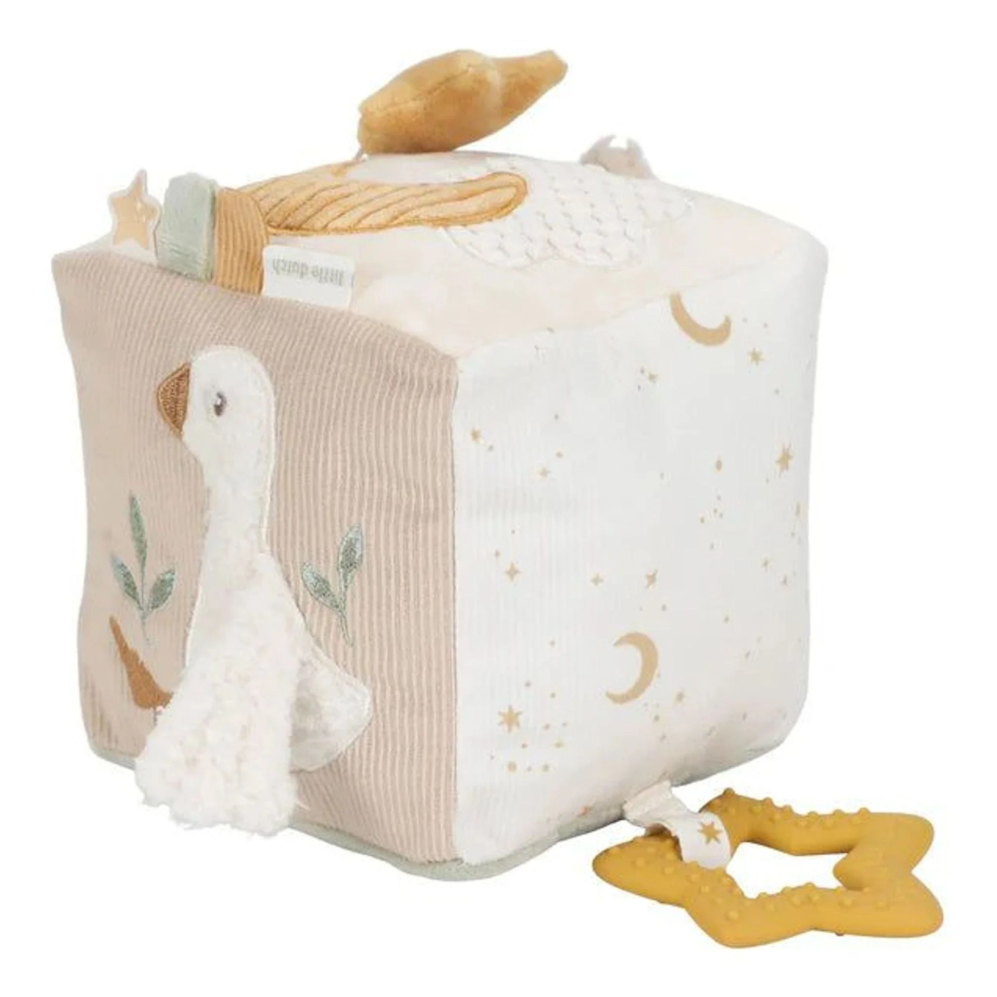 Activiteitenkubus – Beige Newborn Naturals