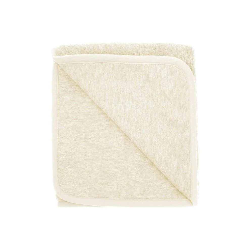 Wollen Babydeken – Deken Thumbled – Natural en Beige – Natuurlijke wol – Alwero