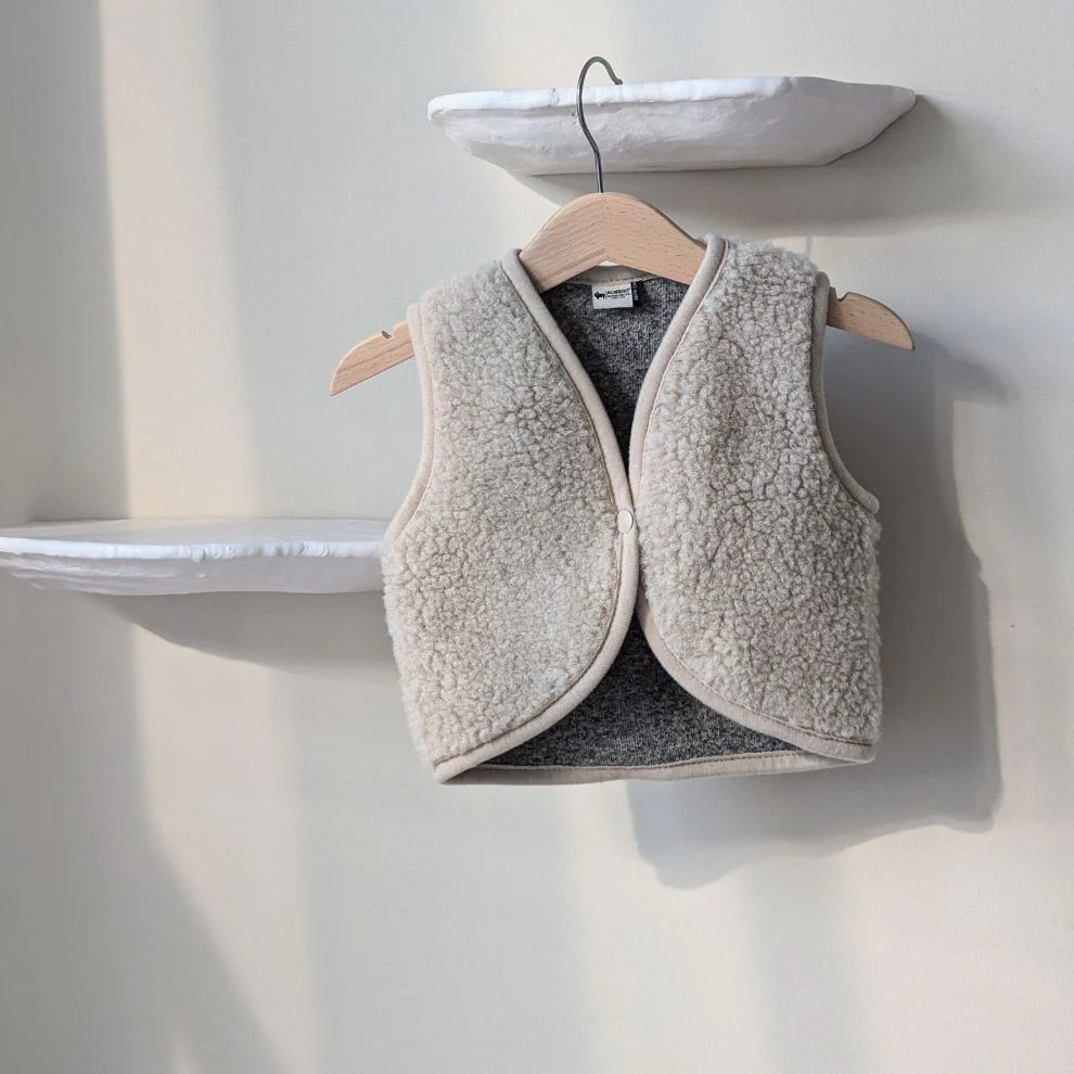 Baby vest – Giletje – Lulu light – 100% Wol – Alwero