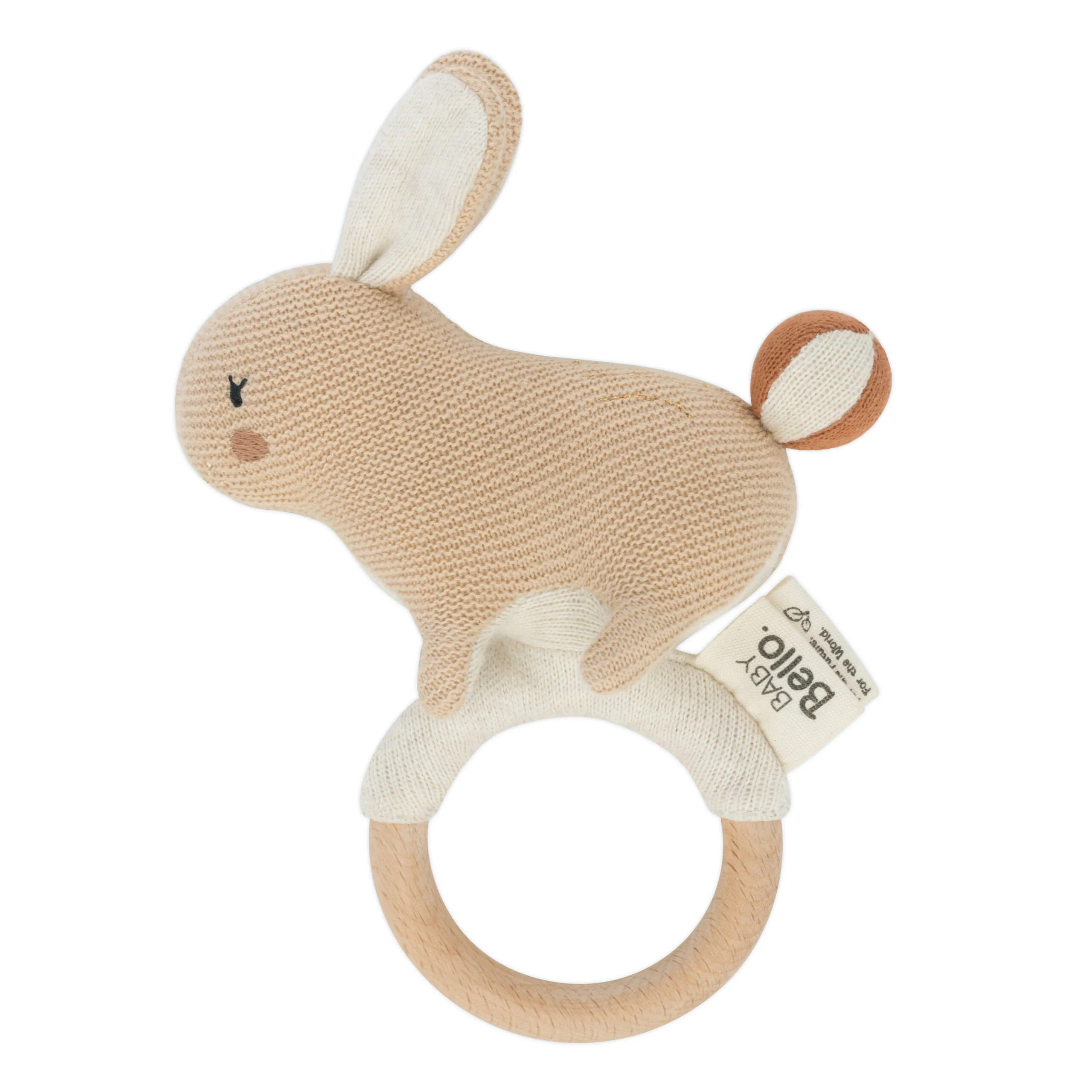 Baby Bello – Rammelaar Roxy het Konijn – The Rabbit – 100% biologisch katoen