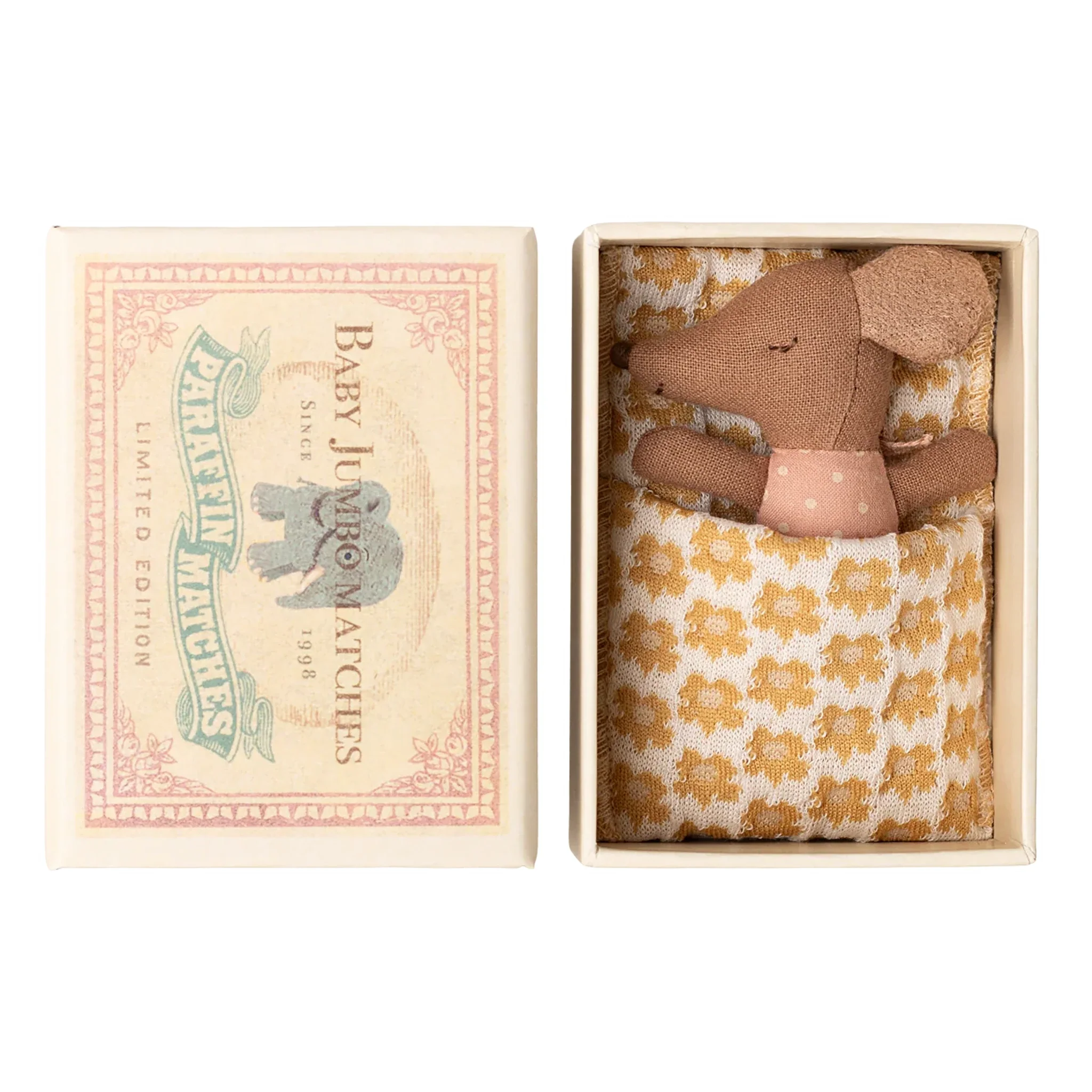 Babymuis in luciferdoos – Roze