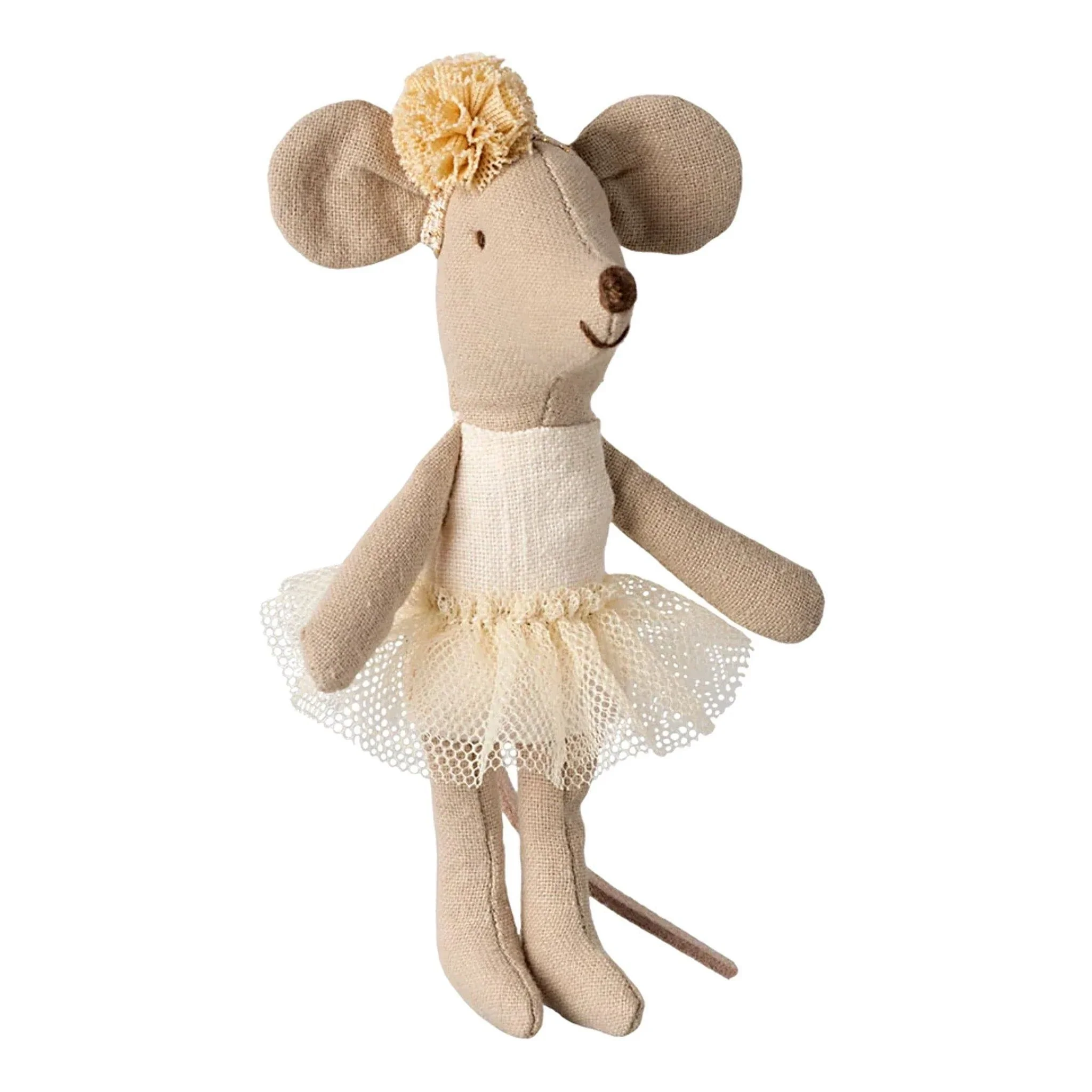 Ballerina Muis Kleine Zus – Off White