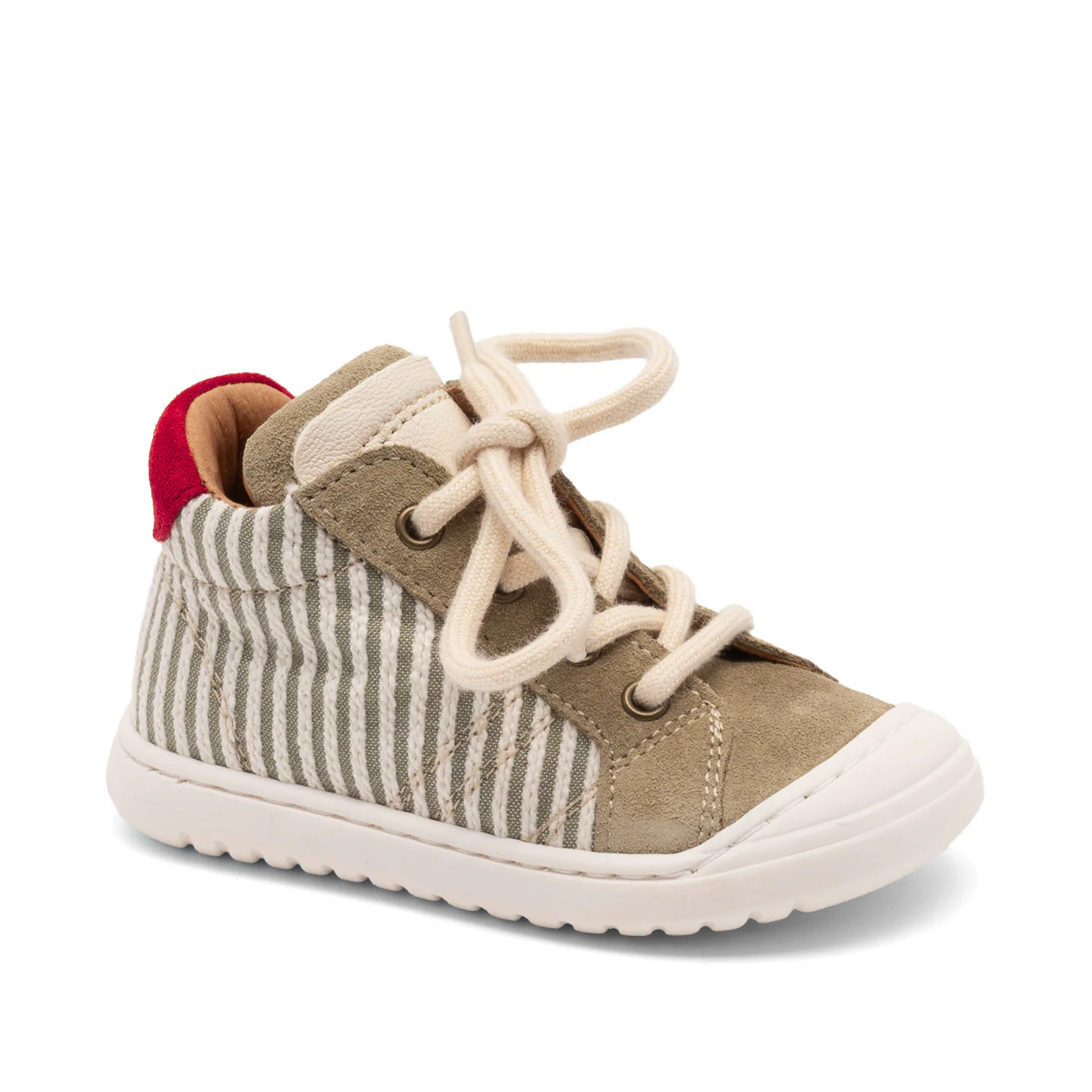 Sneaker Thor Z – Eerste stapjes – Sage Stripes/Groen – Bisgaard