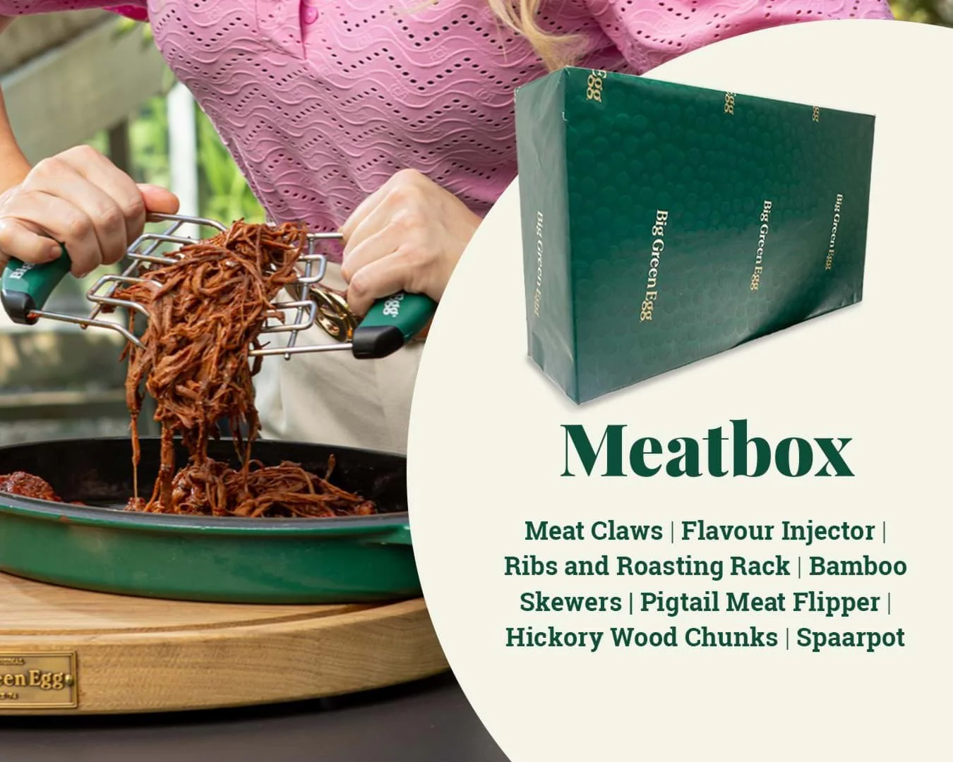 Big Green Egg Celebrating Meat Box – Accessoires Set