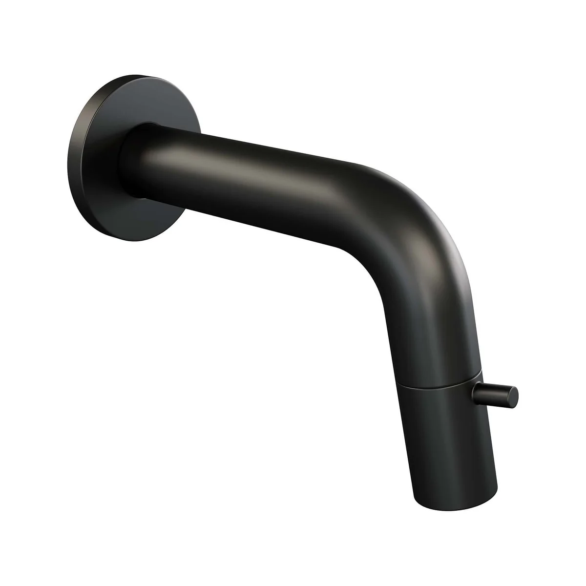 Brauer Black Edition Fonteinkraan inbouw – uitloop 14cm – mat zwart