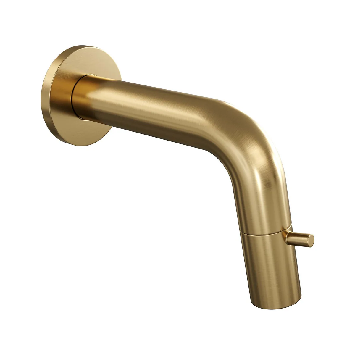 Brauer Gold Edition Fonteinkraan inbouw – uitloop 14cm – PVD – geborsteld goud
