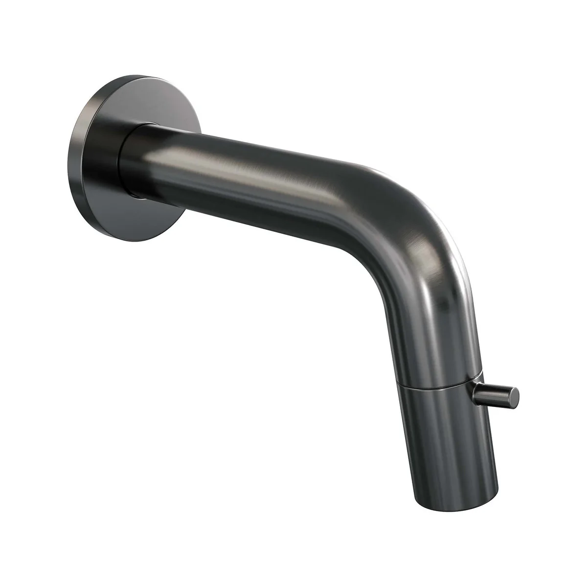 Brauer Gunmetal Edition Fonteinkraan inbouw – uitloop 14cm – PVD – geborsteld gunmetal