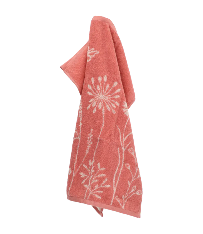 Bunzlau Castle Kitchen Towel Flowerbed Pink
