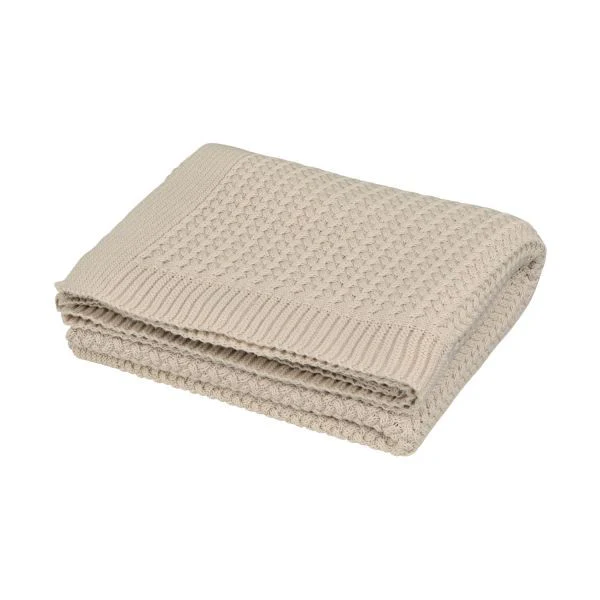 CamCam Copenhagen – Harper Baby Knit Throw – GOTS – Latte – Dekentje