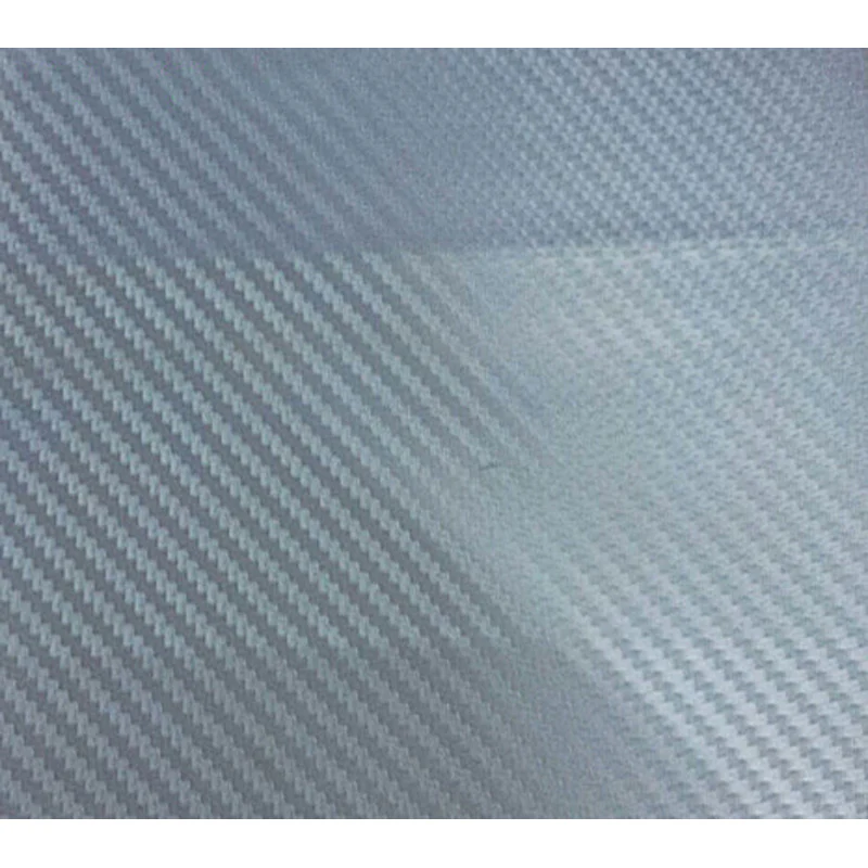 3D Carbon Wrap Folie | Zilver