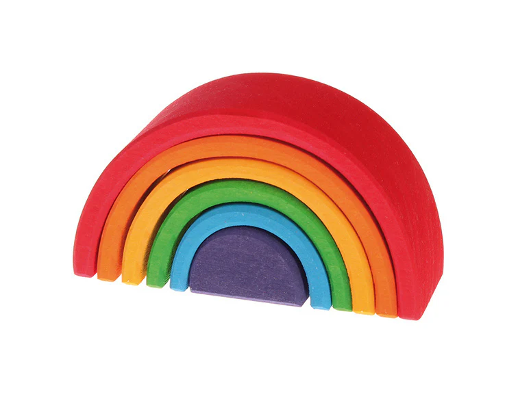 Houten regenboog 6 – delig