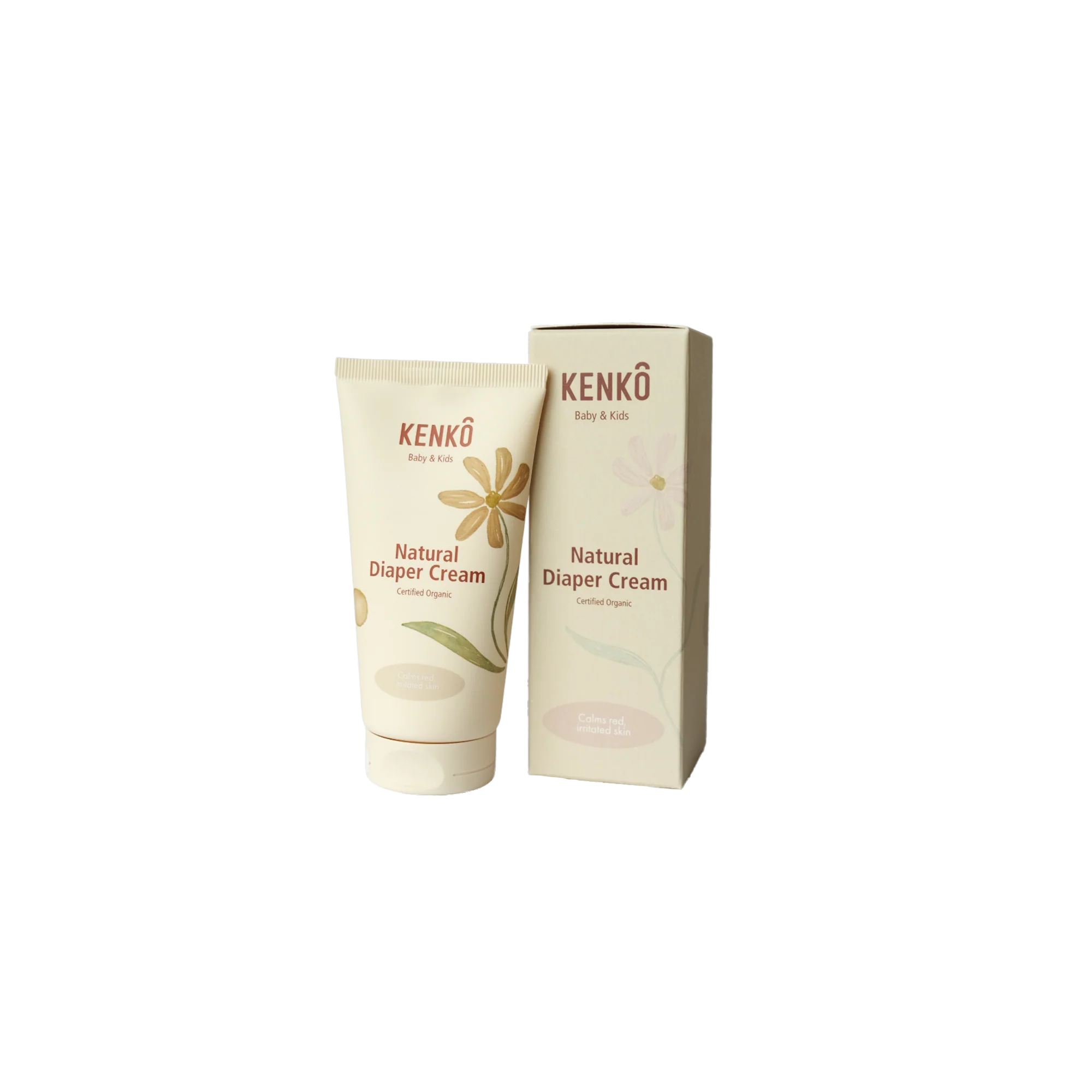 Natural Diaper Cream – Non nano zinkoxide – Tube – Organic – Kenkô