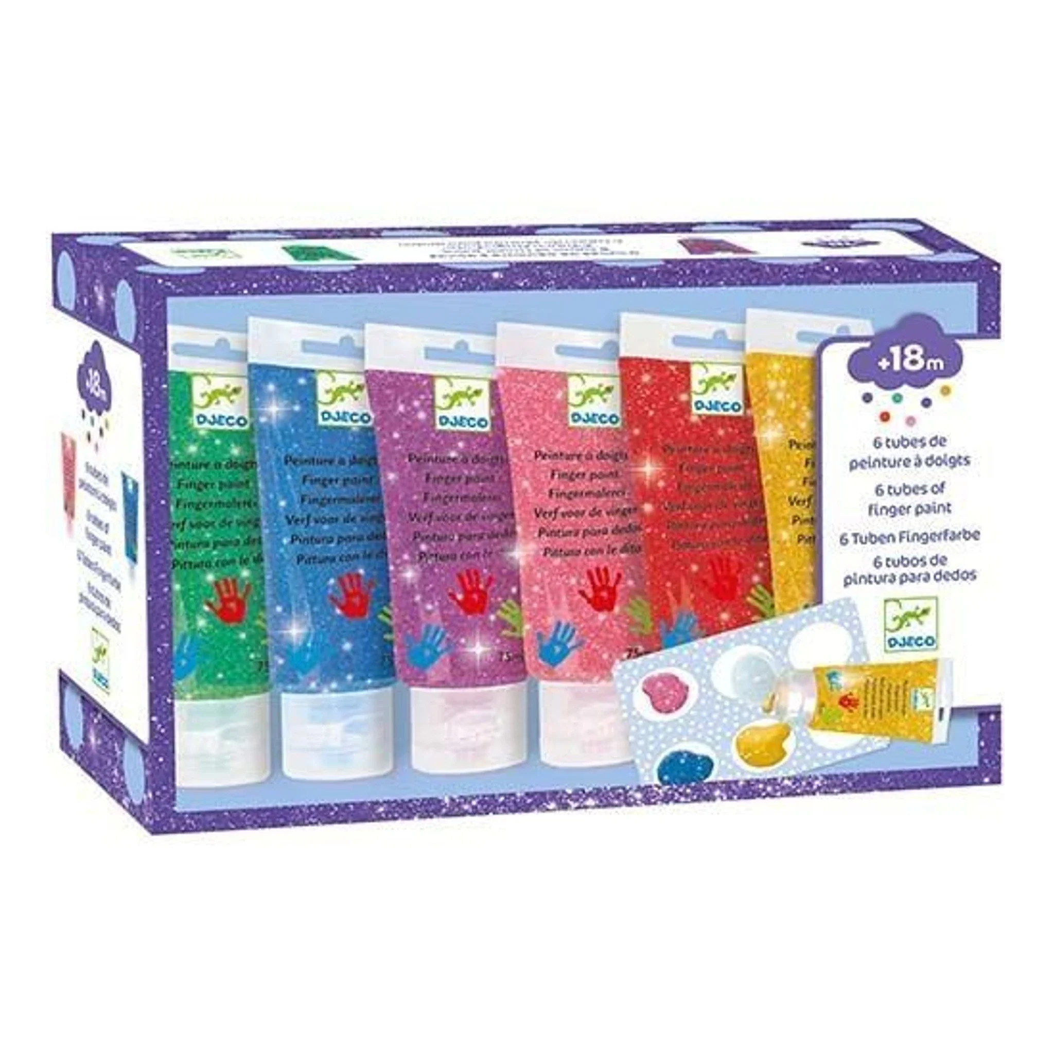 Vingerverf Glitter