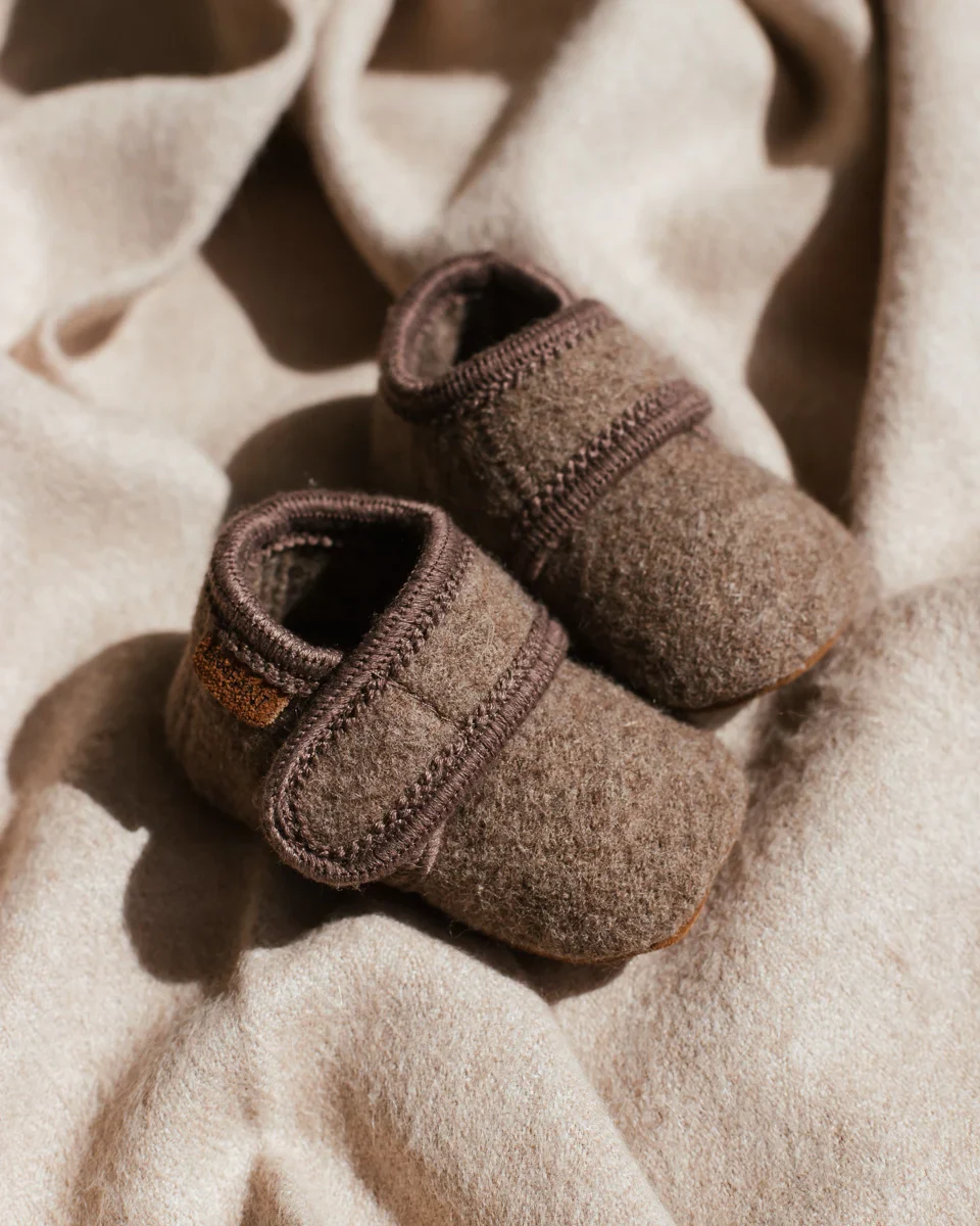 Wollen slofjes – Classic Wool Slippers – Binnenschoen – Denver Melange – MELTON