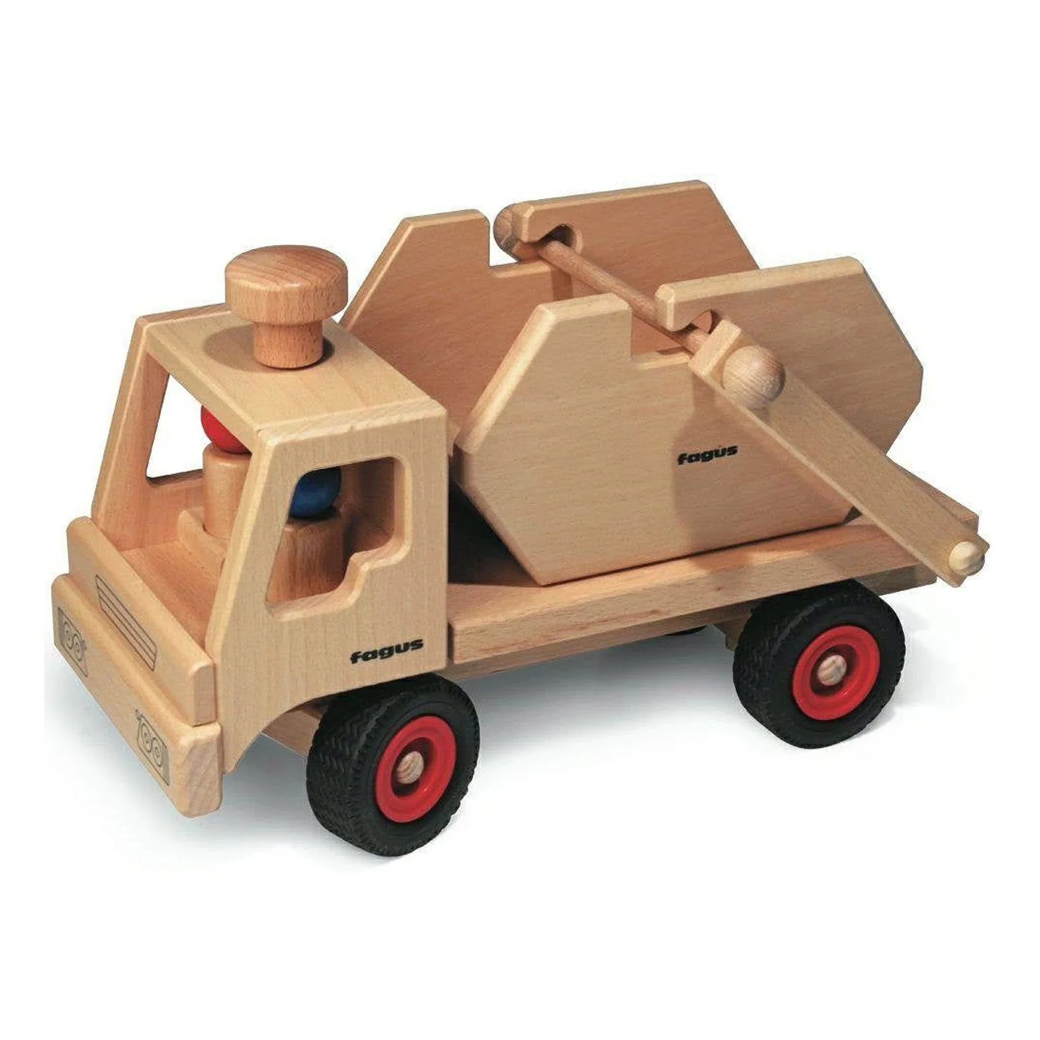 Houten Vrachtauto met Container
