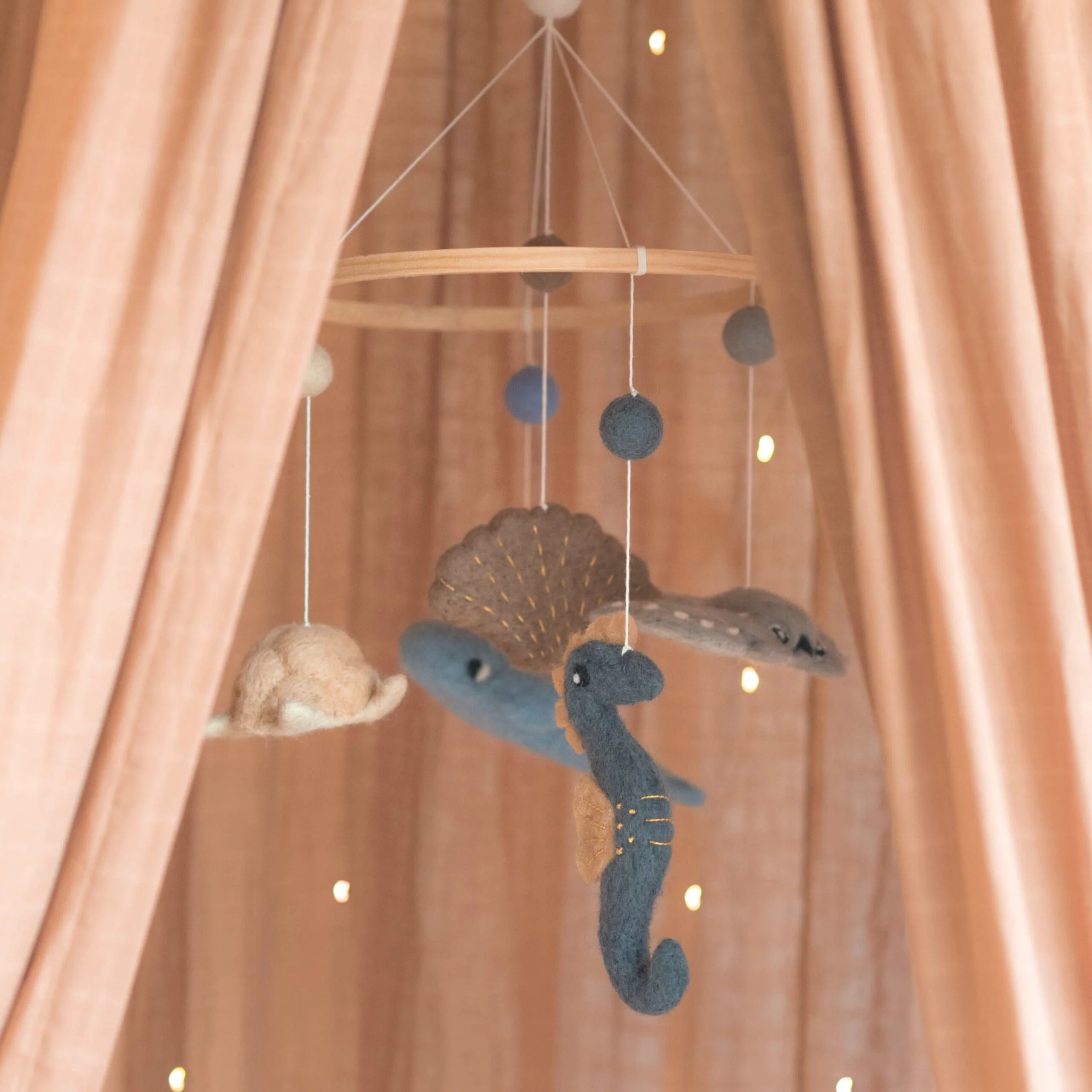 Boxmobiel Under The Sea – Biologisch vilt katoen – Baby Bello