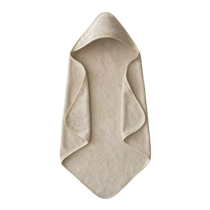 Omslag badhanddoek – Hooded towel – Biologisch katoen – Fog – Mushie