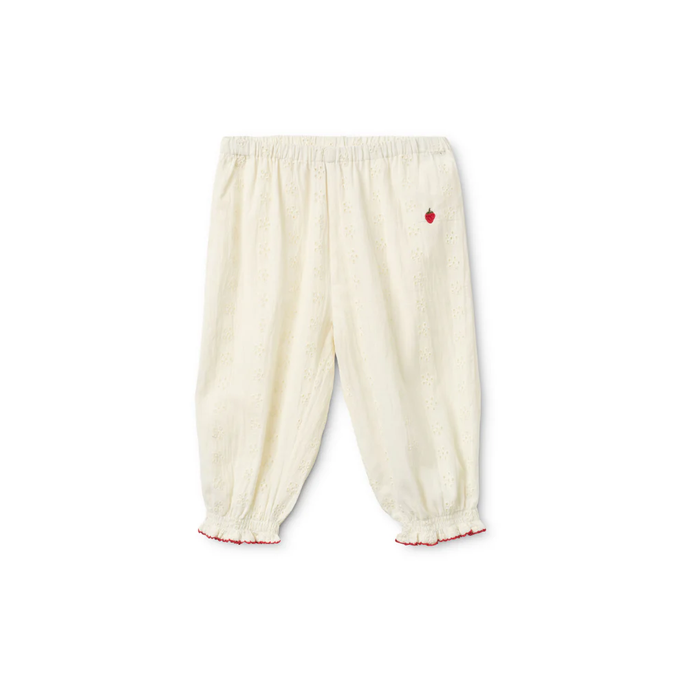 Broekje Claire – Katoen – Ivory/Wit – Flöss