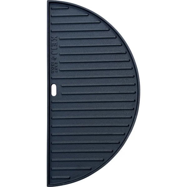 Keij Kamado Gietijzeren Grillplaat Half Rond Large 46,5CM