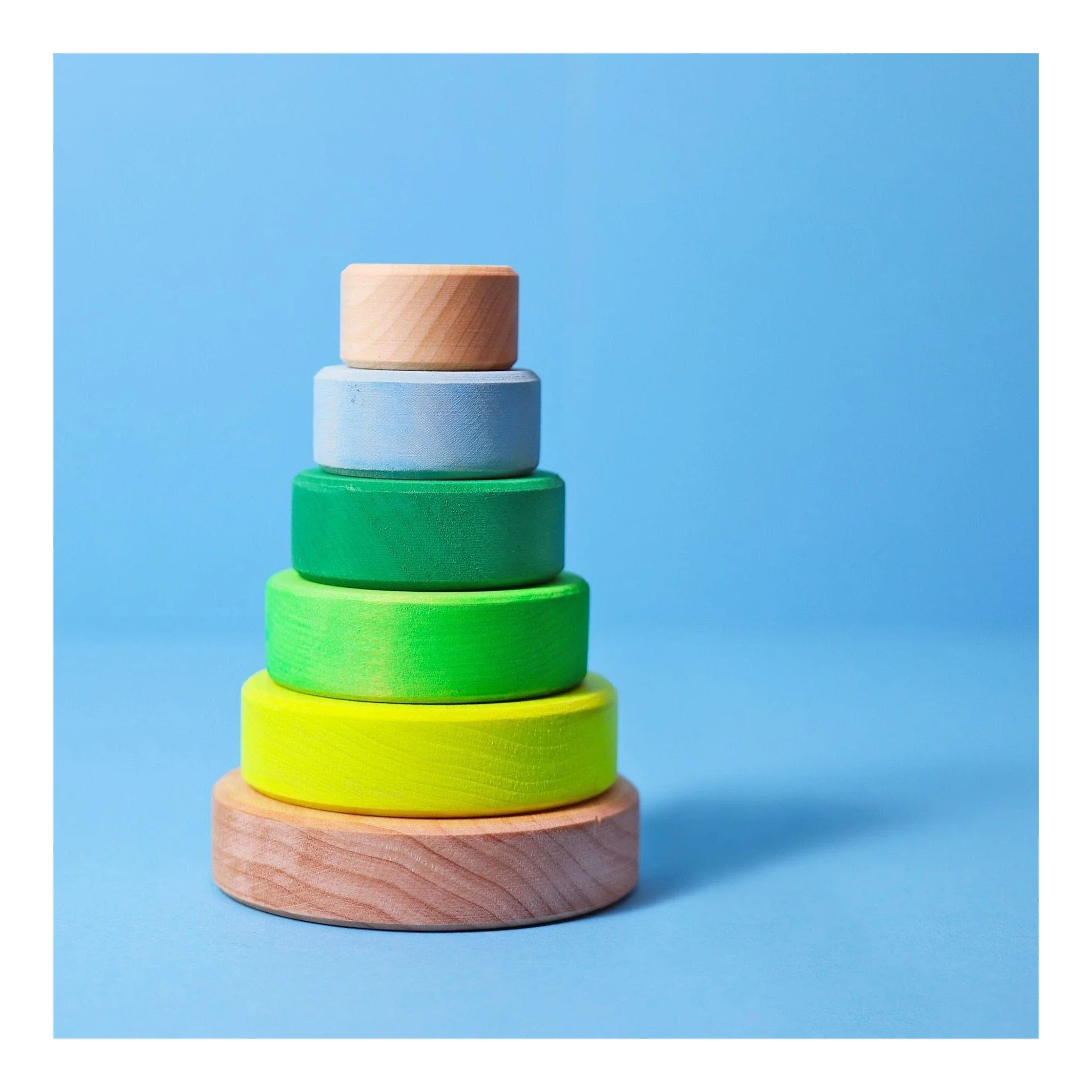 Kleine Stapeltoren Neon Green