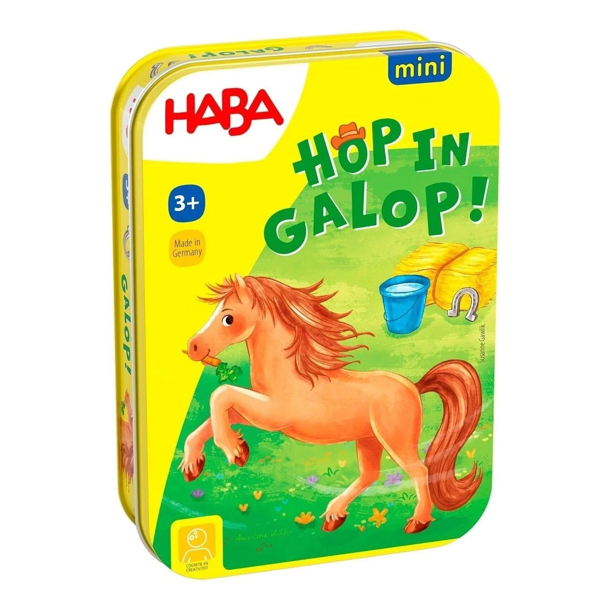 Hop in Galop mini (metalen blik)
