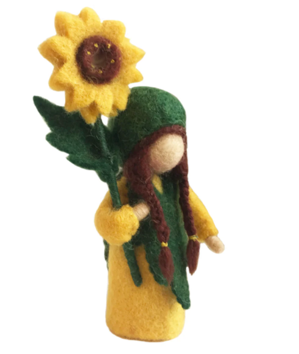 Vilten Zonnebloemmeisje