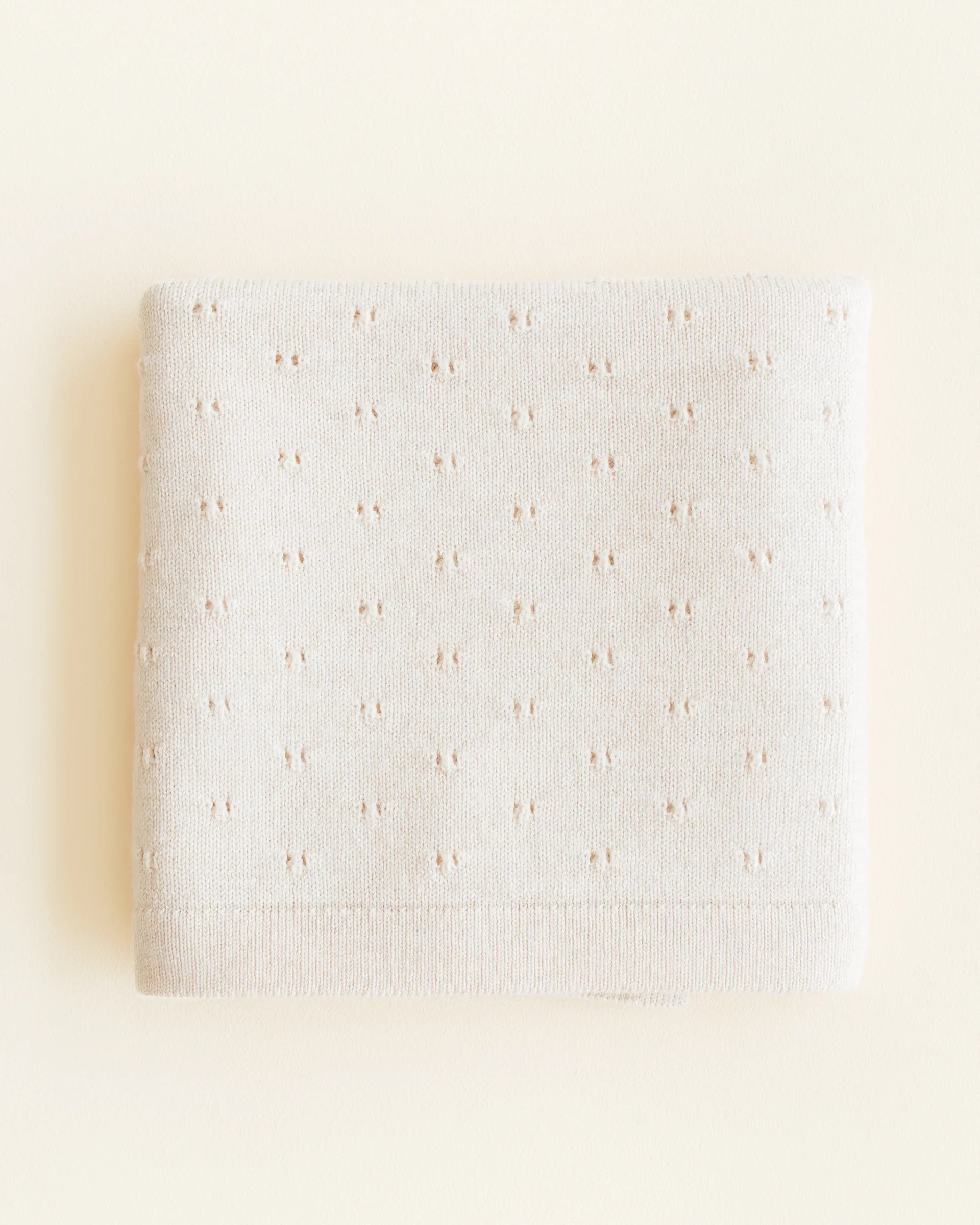 Baby Dekentje Ajour – Bibi Blanket – Merinowol – HVID