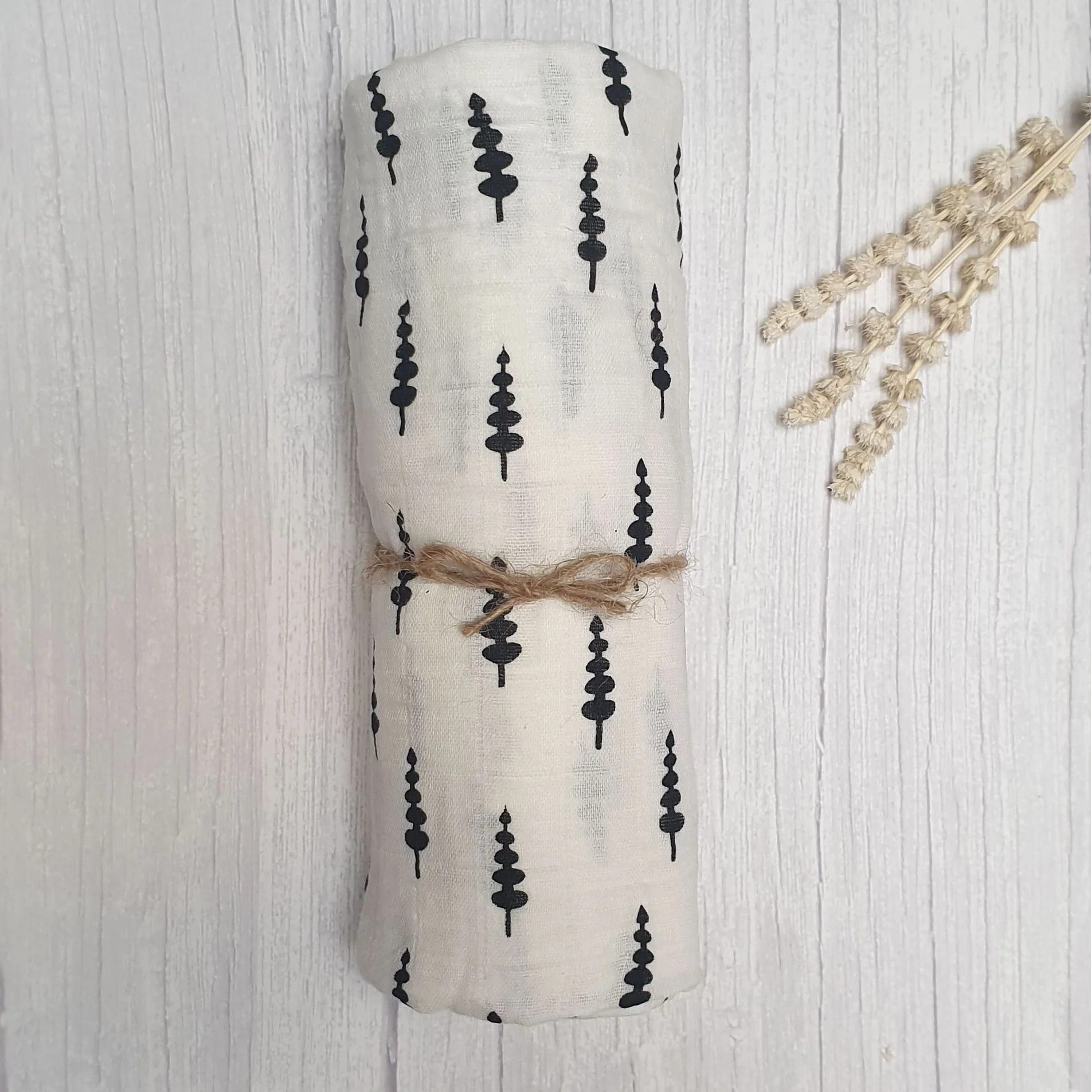 Mousseline Doek Boompjes (110×120 cm)