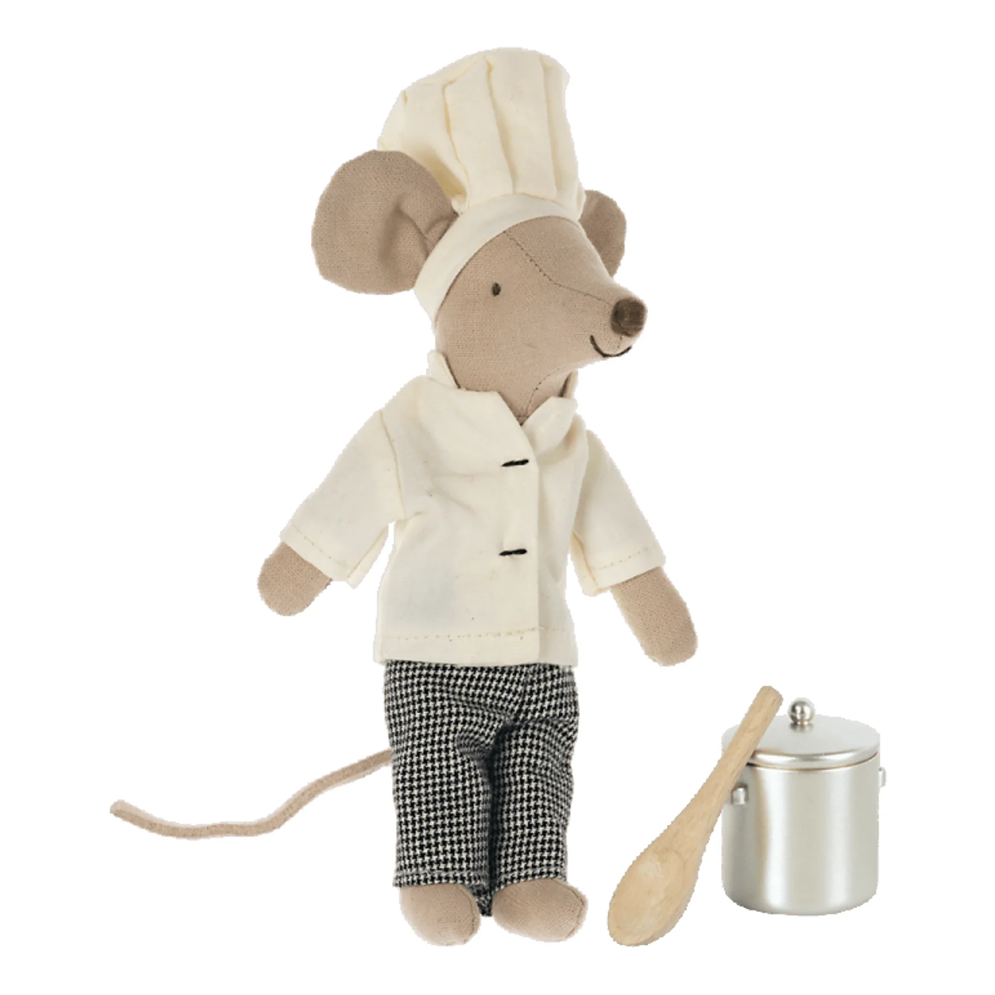 Chef met Soeppan en lepel