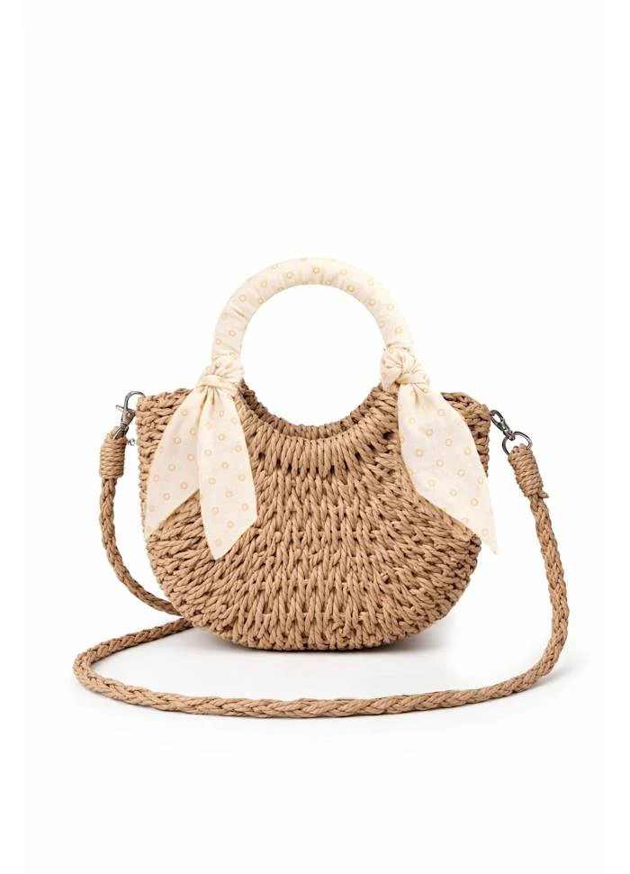 Mini rieten tas – Kinderen – Katoen/riet – Mrs Ertha