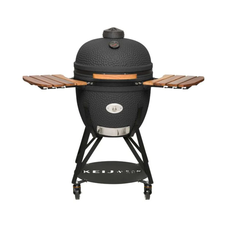 Keij Kamado Legend XLarge Mat Zwart 23 Inch Walnoot