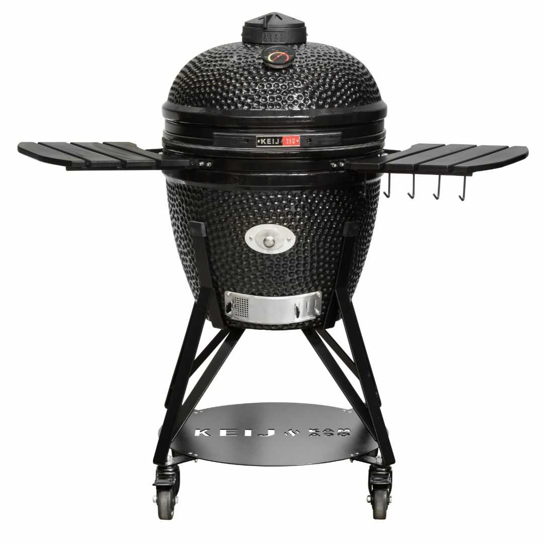 Keij Kamado Pro Large Glanzend Zwart  21 Inch