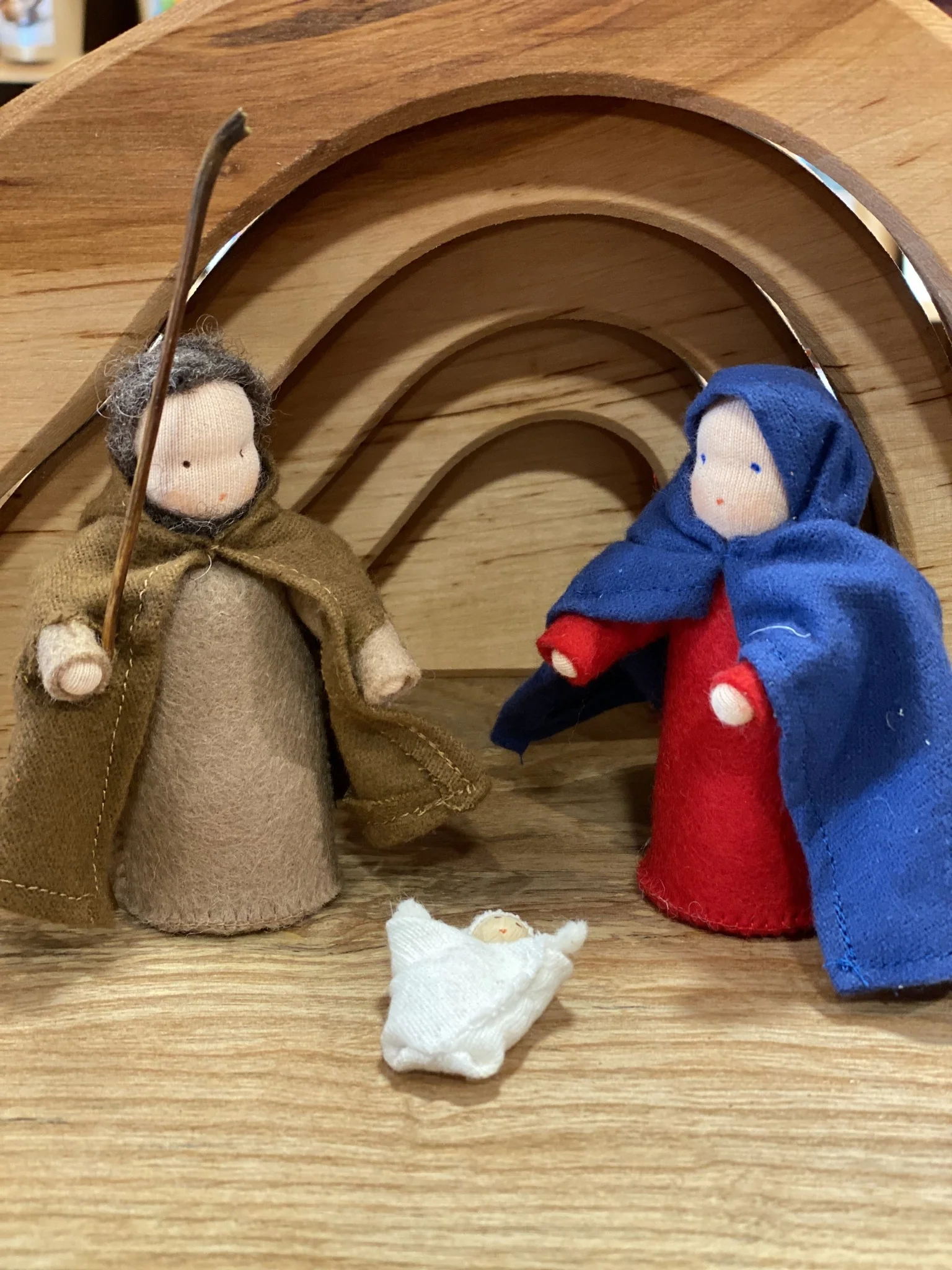Jozef, Maria en kindje Jezus