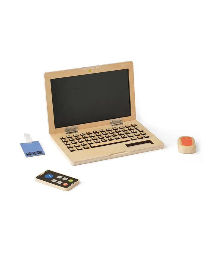 Speelgoed Laptop – Computer set – Houten speelgoed – Kid’s Concept