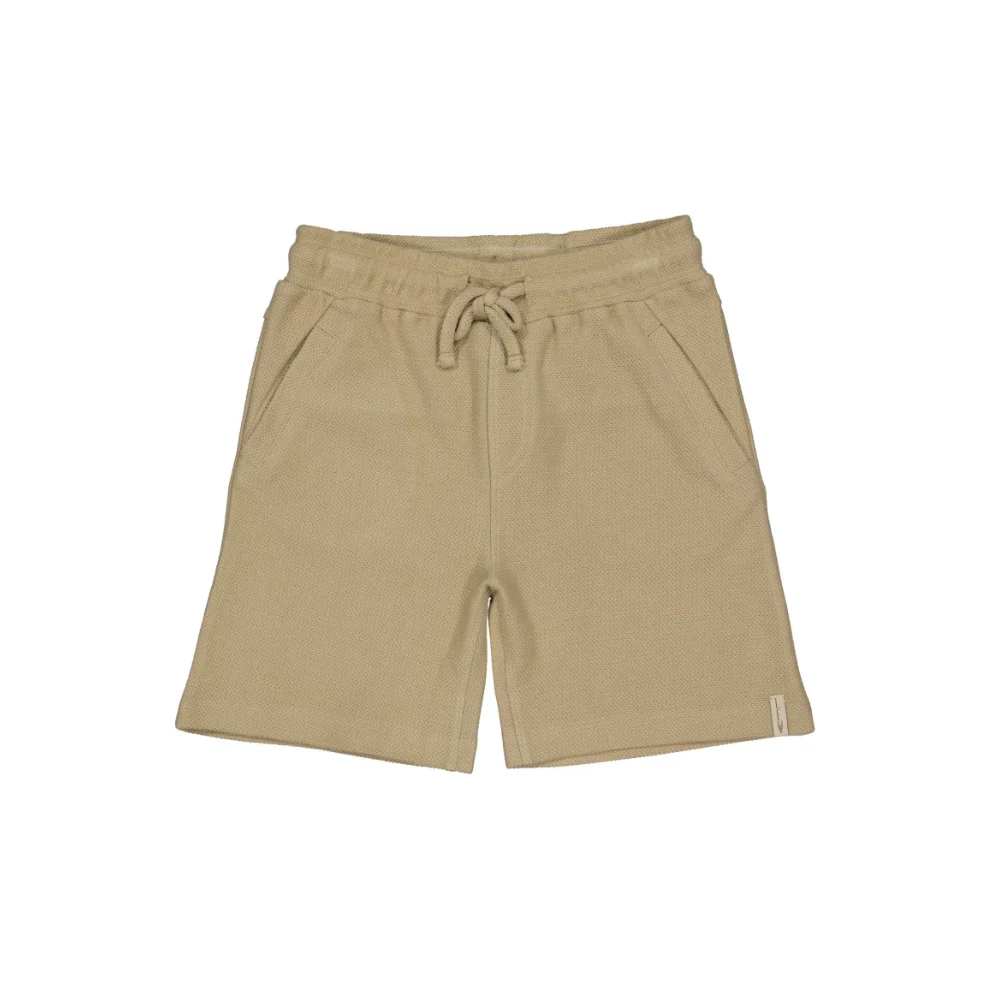 Kort broekje Bryon – Katoen – Groen/Desert Sand – Levv Labels