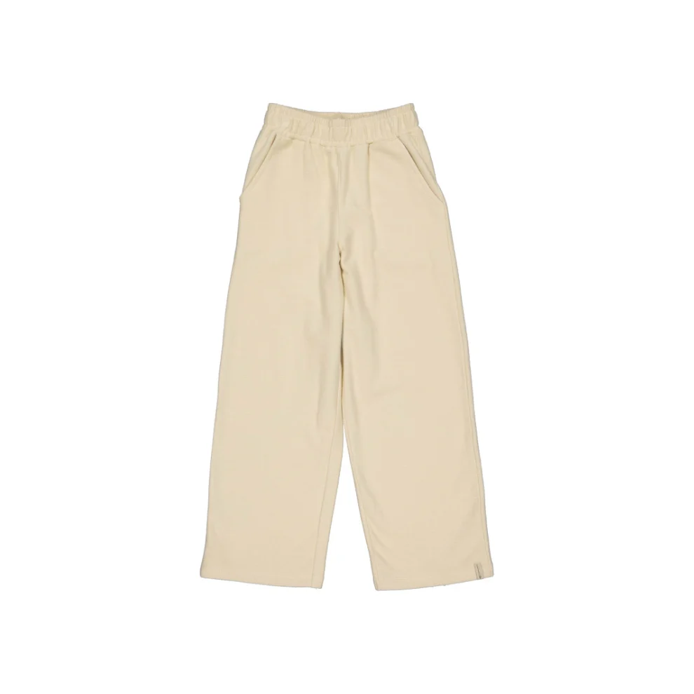 Broek Blanca – Straight leg – Katoen – Ecru/Oatmeal – Levv Labels
