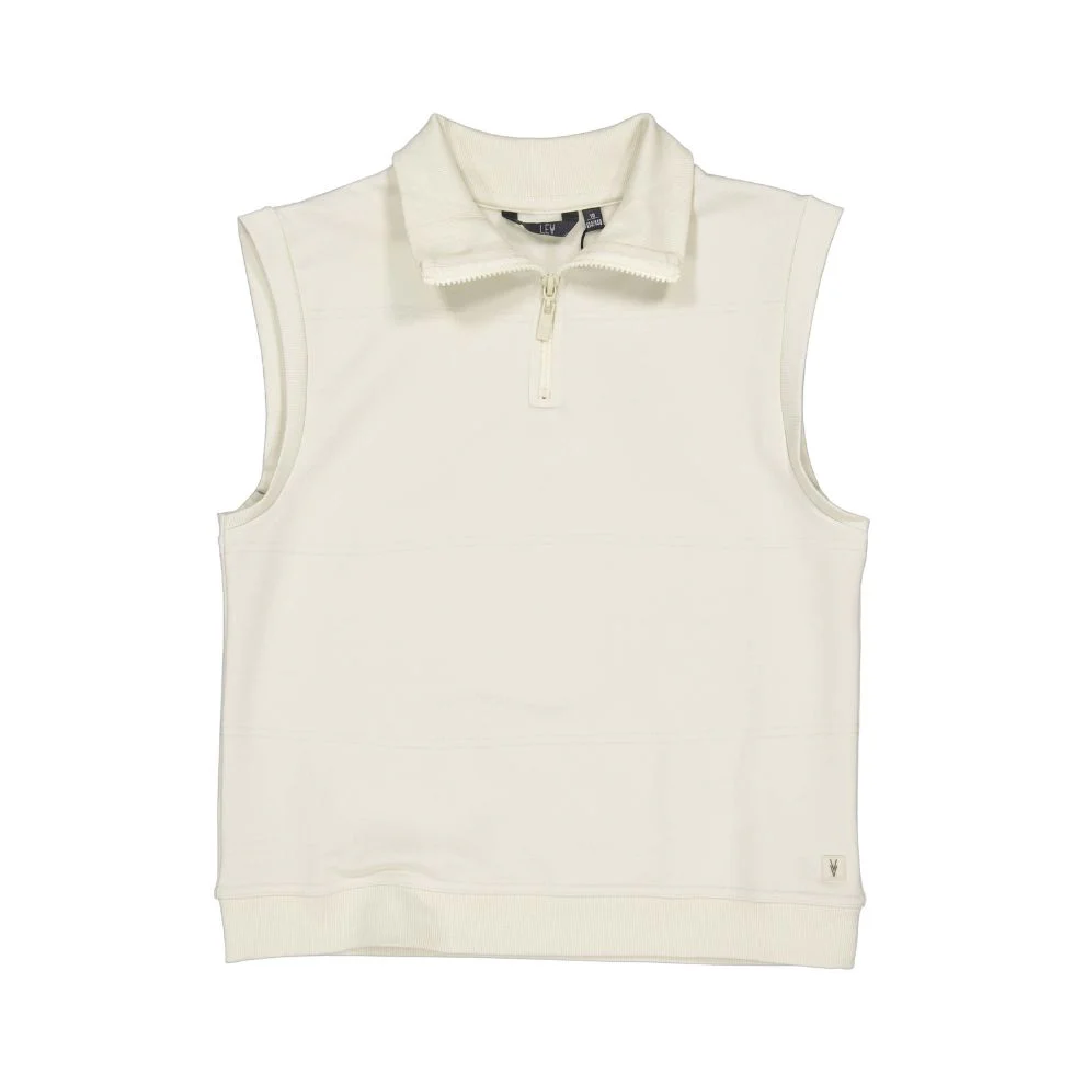 Bodywarmer Tom – Katoen – Kit/offwhite – Levv