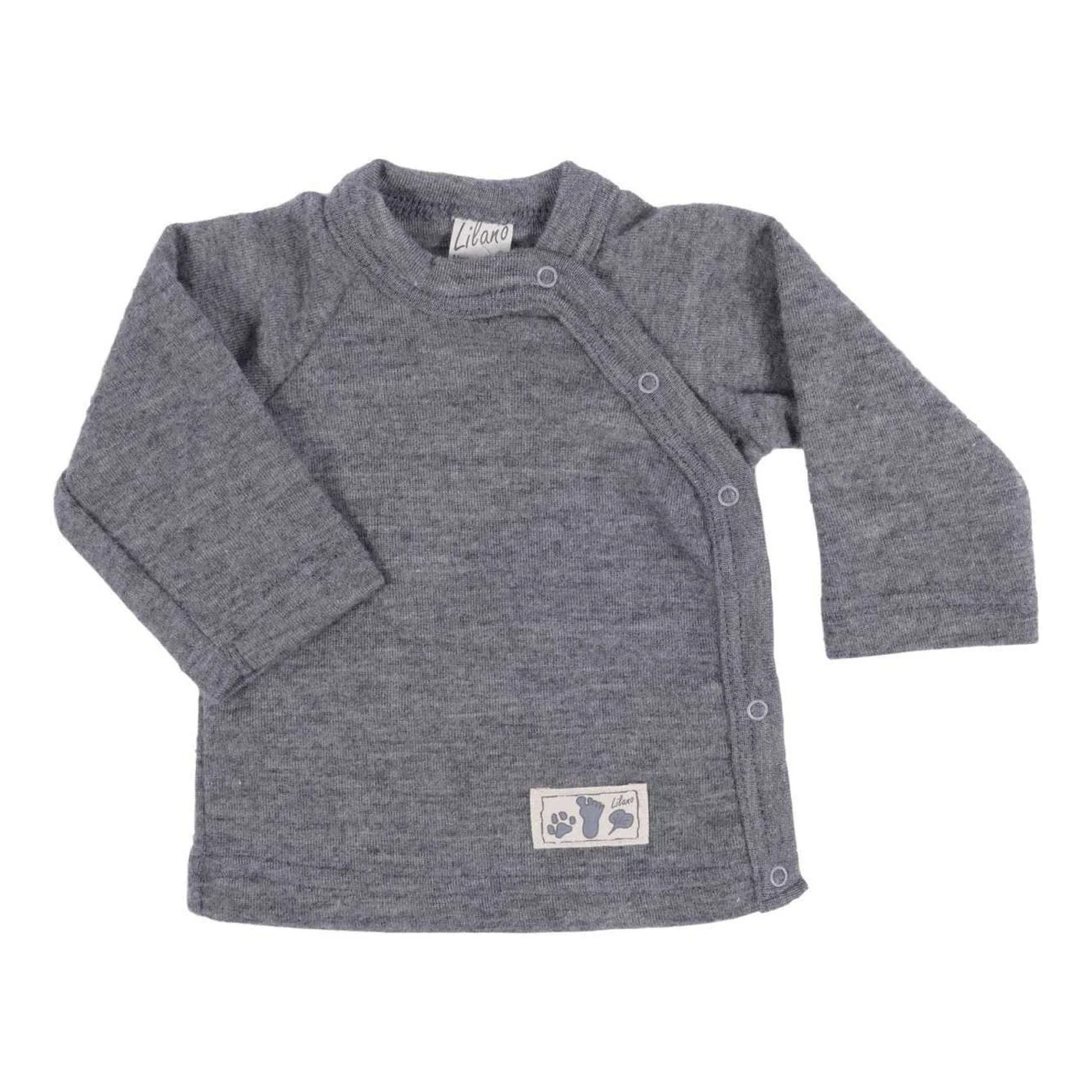 Overslagshirt Wolzijde – grijs