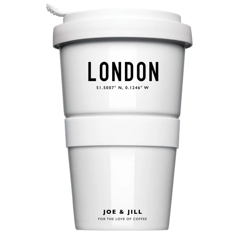 Joe&Jill Coffee to Go Mok 330 ml – London Wit