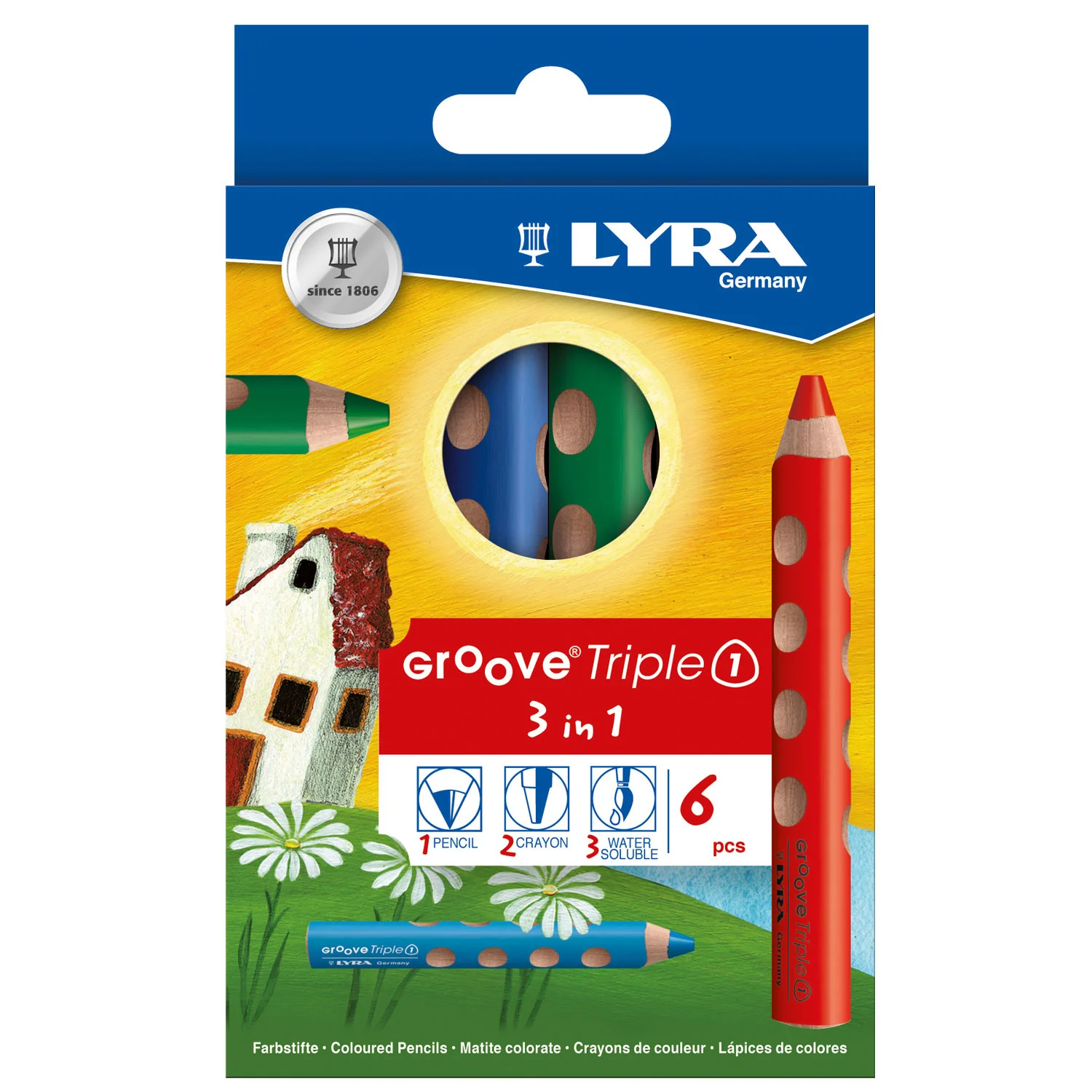 Triple Groove (6 stuks)