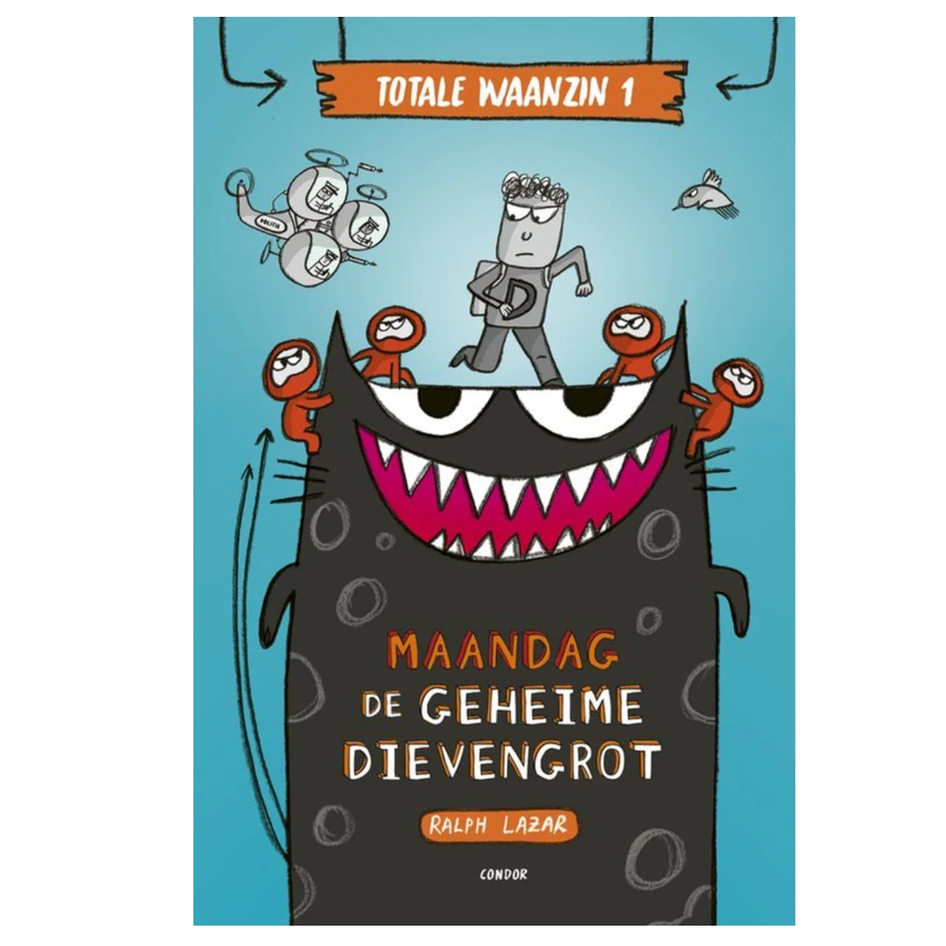 Leesboek ‘Totale waanzin 1 – Maandag: de geheime dievengrot’