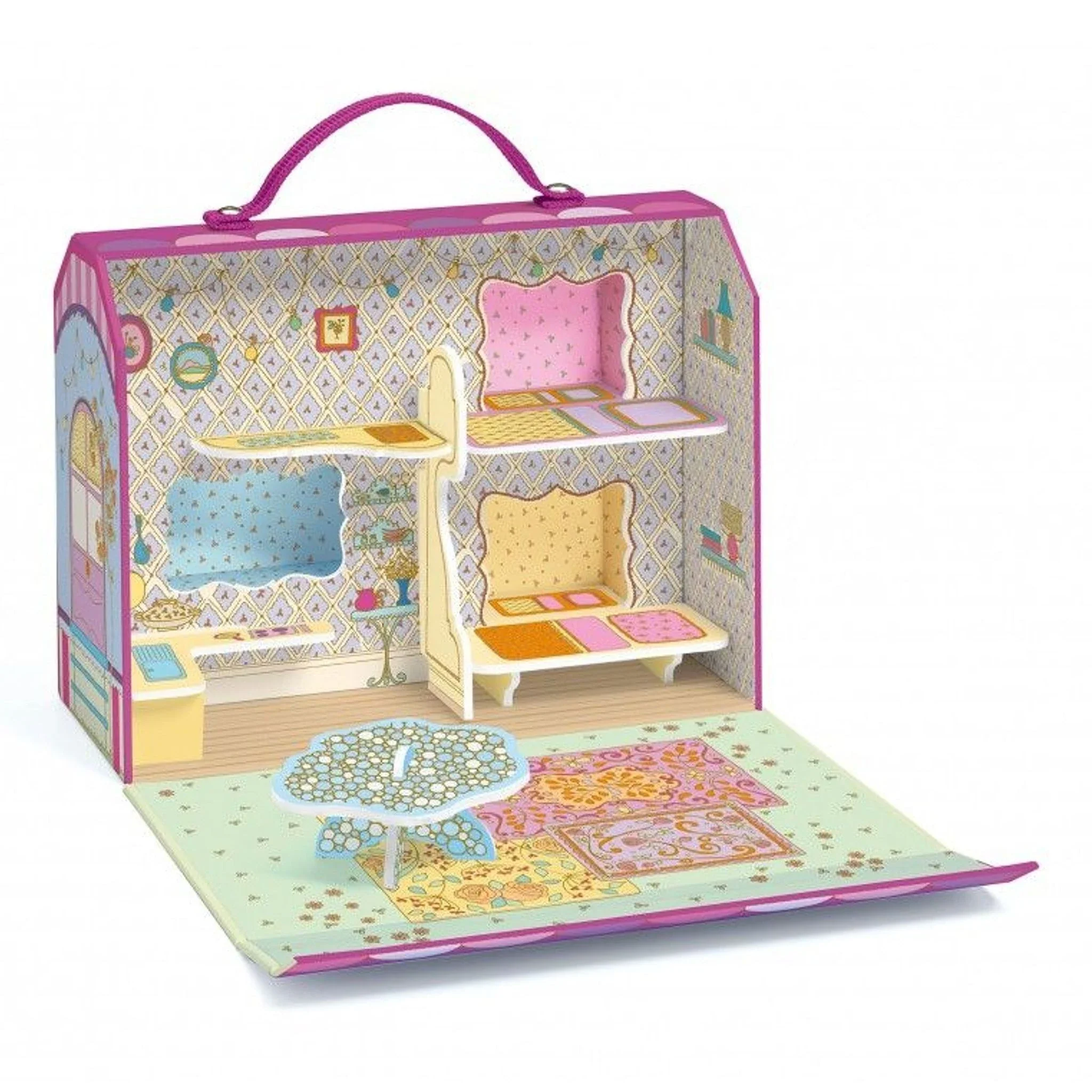 Tinyly – Draagbaar Poppenhuis Indie & Bluchka