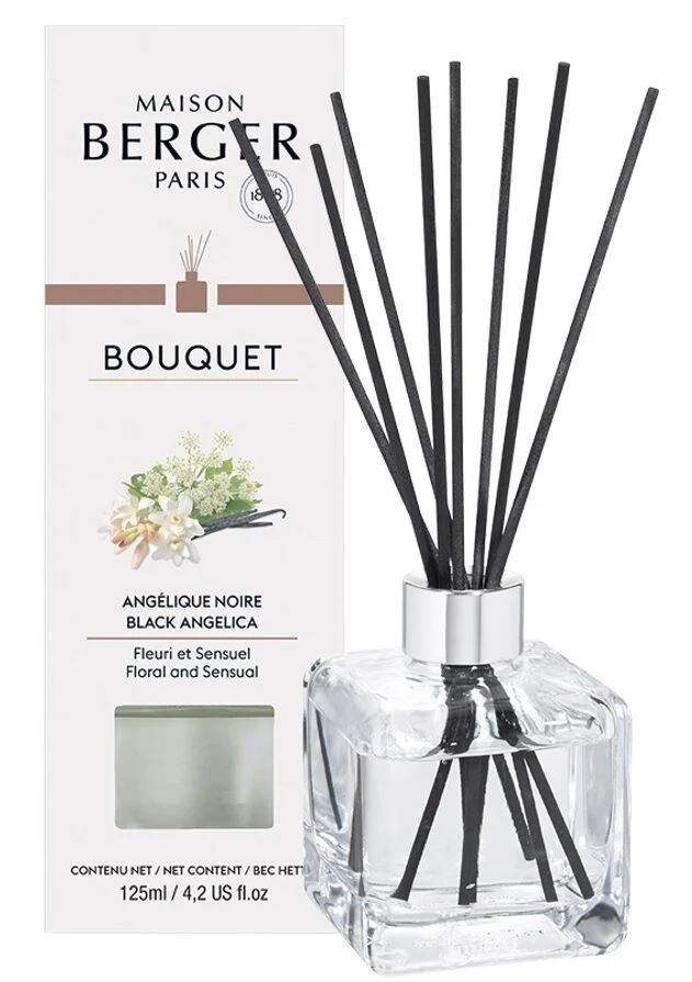 Lampe Berger Geurstokjes Cube Angelica Noire 125 ml