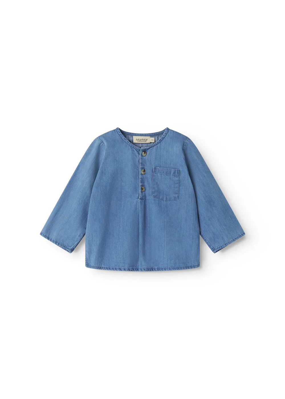 Top Troy – Katoen – Light Denim/Blauw – MarMar Copenhagen