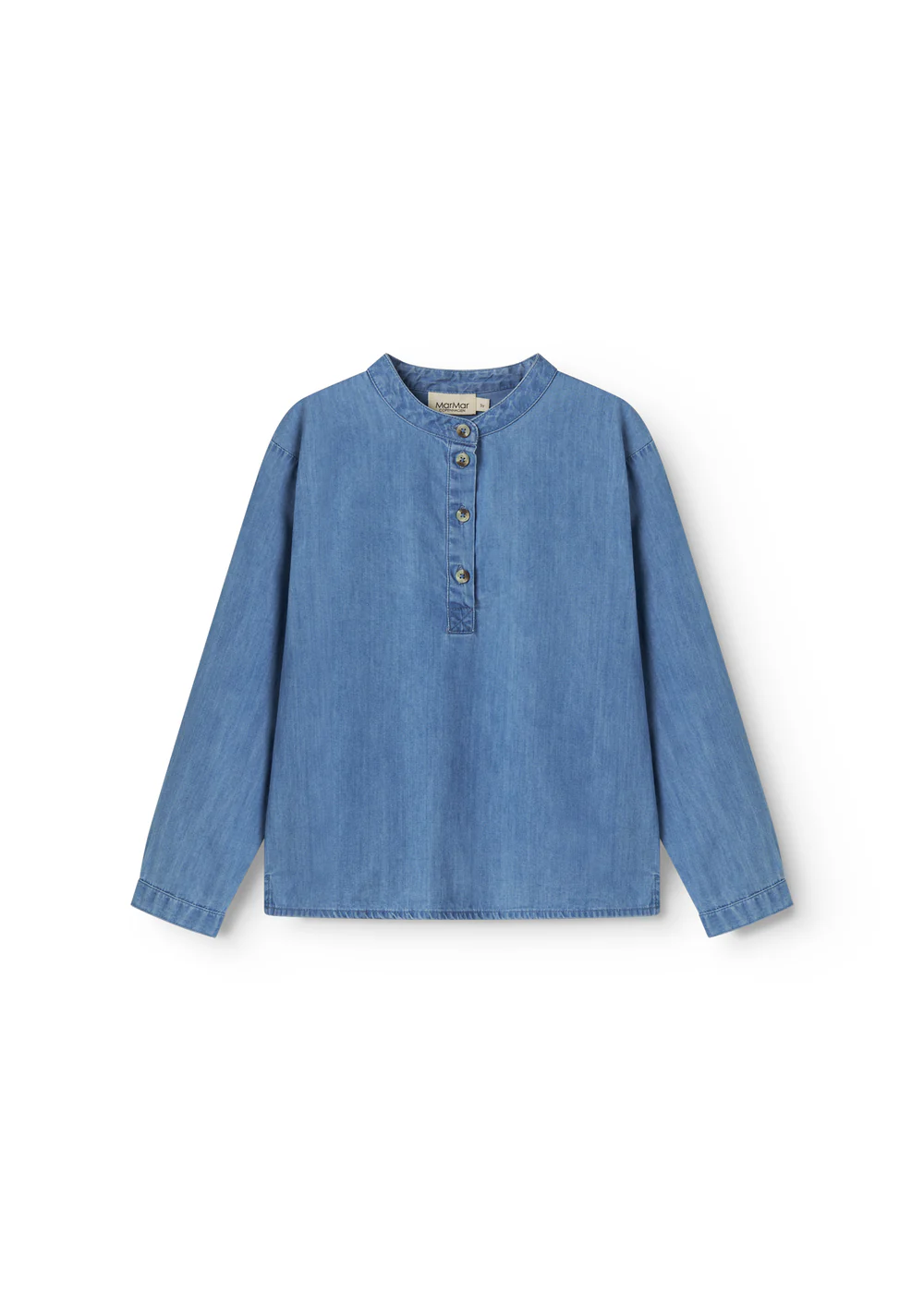 Blouse Tokyo – Katoen – Light Denim/Blauw – MarMar Copenhagen