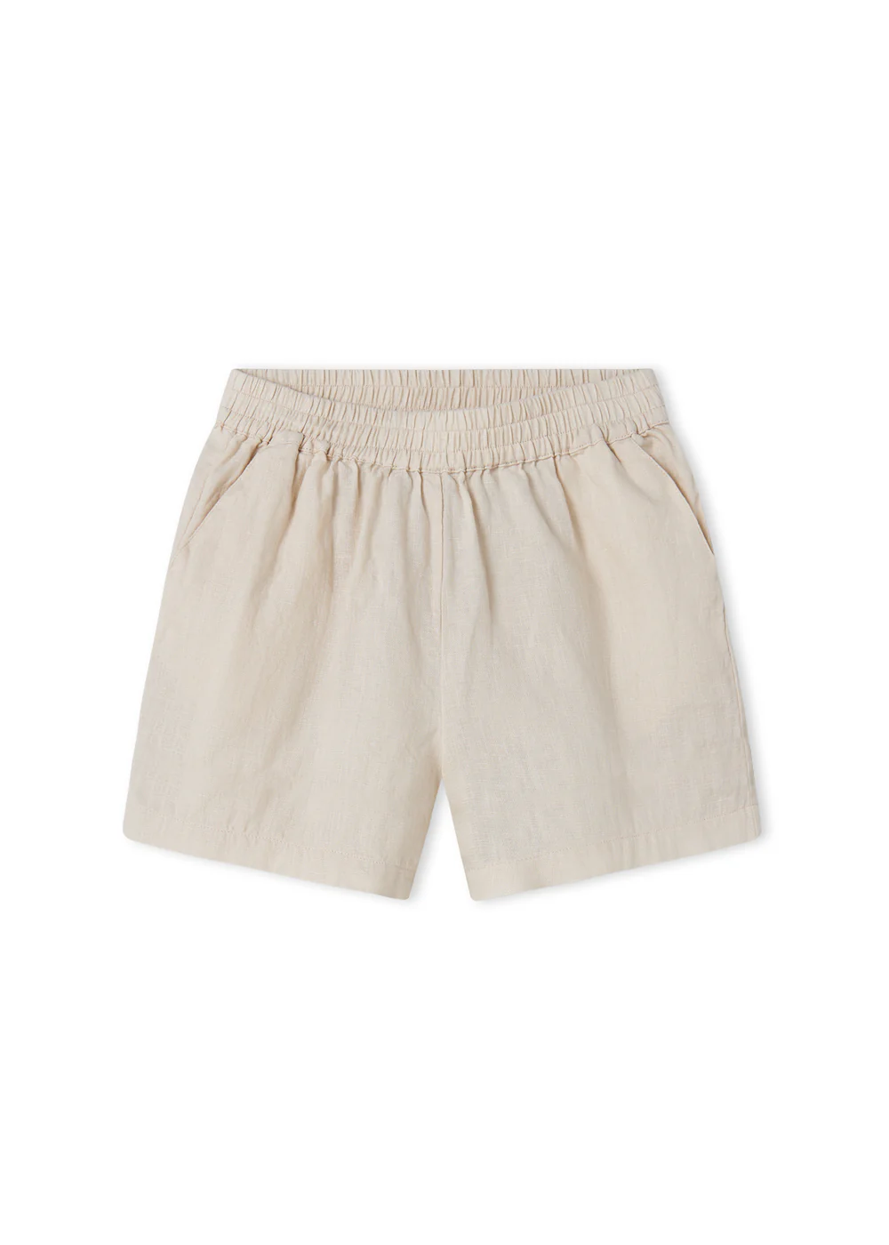 Linnen kort broekje – Pinon – Kit/Beige – MarMar Copenhagen