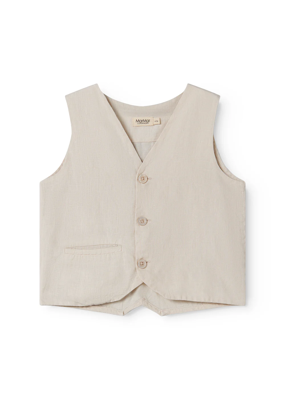 Gilet Jalfa – Linnen – Kit/Beige – MarMar Copenhagen